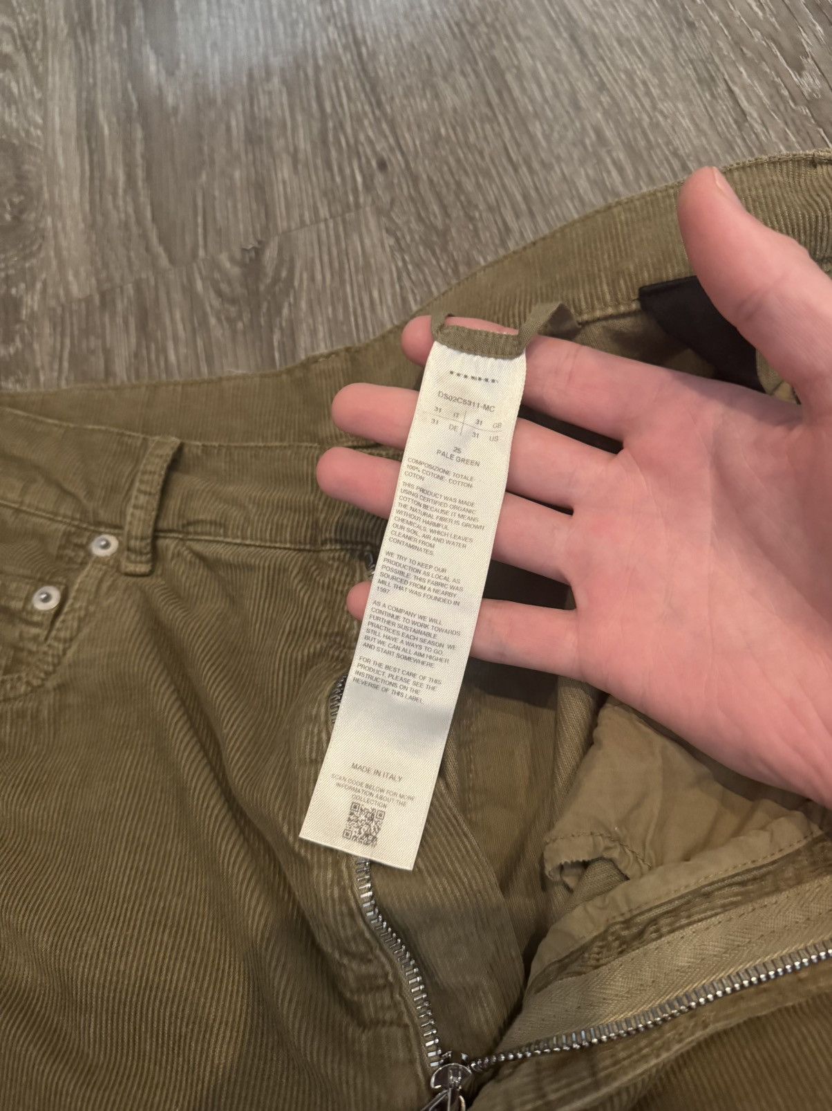 Rick Owens Rick Owens Bolan Bootcut Flared Pants Pale Green Size 31 Size US 31 - 10 Thumbnail