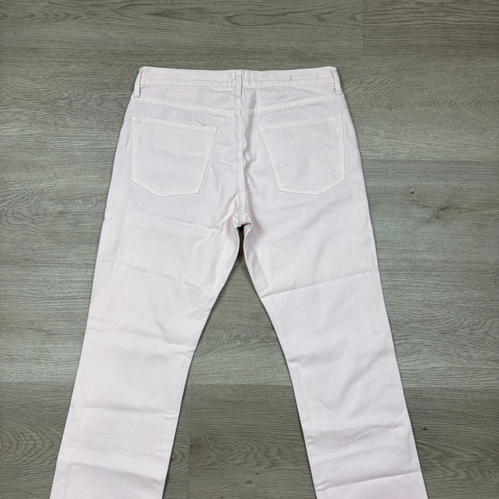 Sid Mashburn $150 Sid Mashburn Slim Straight Jeans Light Pink Men's 33x32 Size US 33 - 4 Thumbnail