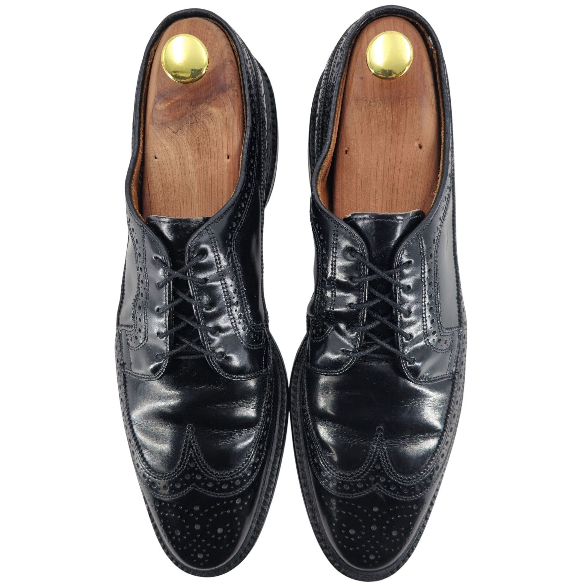 Allen Edmonds Allen Edmonds MacNeil Mens 11.5AAA Black Leather Dress Shoes Size US 11.5 / EU 44-45 - 2 Thumbnail