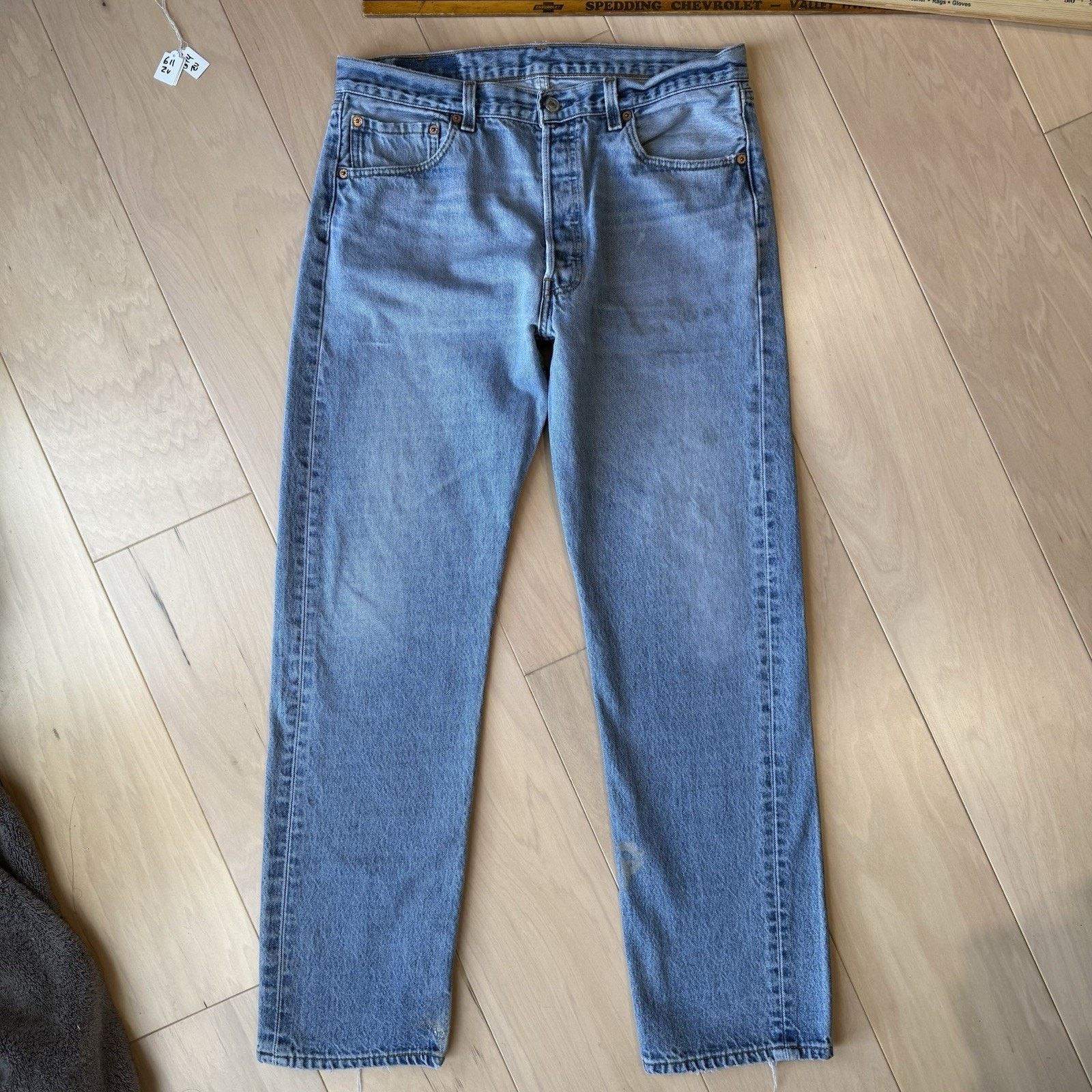 Levi's Vintage Levis 501 Jeans 32 Blue Straight 90s Denim Workwear Size US 32 / EU 48 - 2 Thumbnail