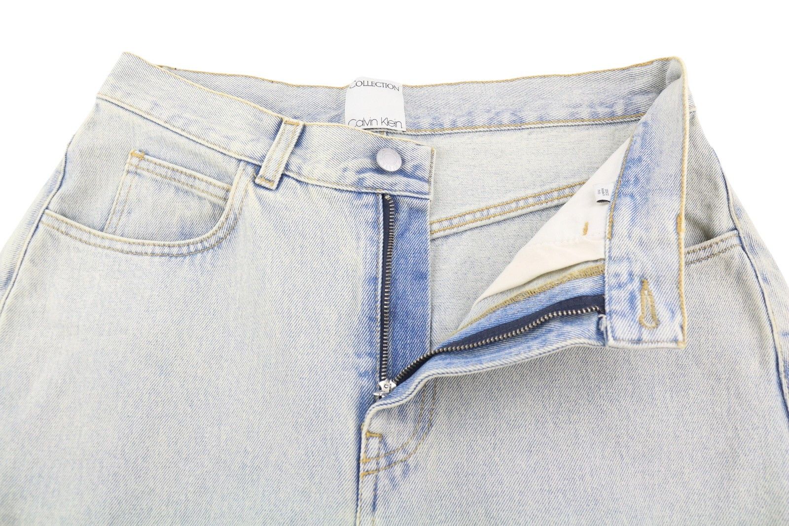 Calvin Klein W30/L32 Blue Faded Wide Leg Relaxed 87834 Size US 30 / EU 46 - 5 Thumbnail