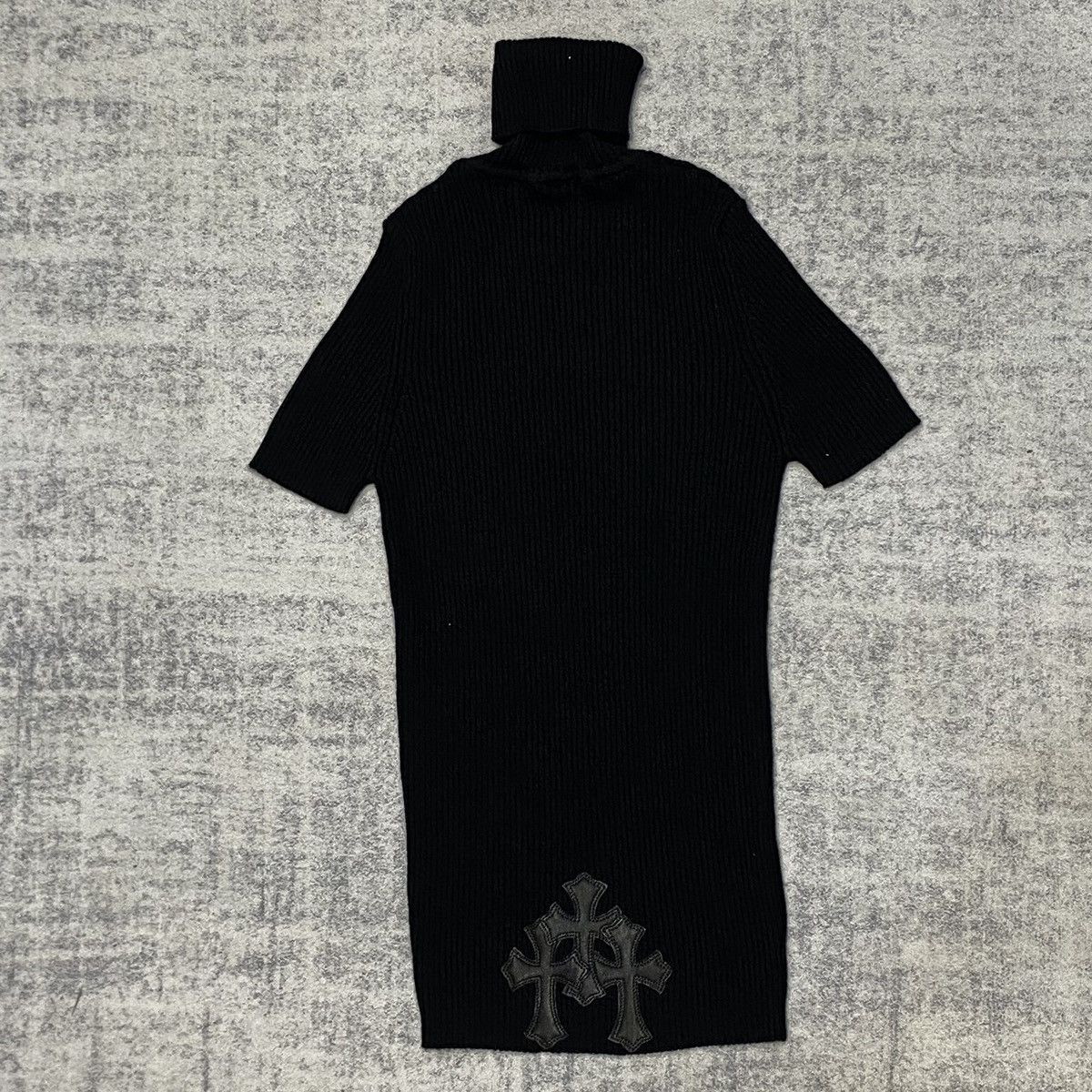 Chrome Hearts CHROME HEARTS Cashmere Lib Sknit Slim Top BLACK Size M / US 6-8 / IT 42-44 - 1 Thumbnail