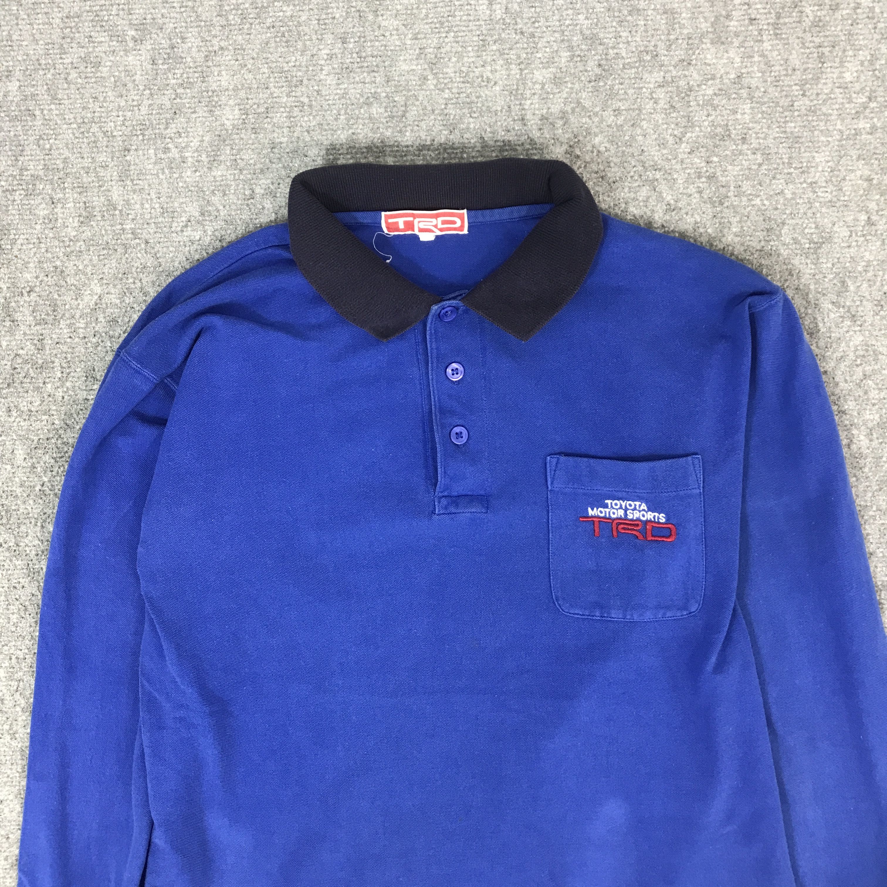 Japanese Brand TOYOTA TRD RACING POLO SHIRT LONG SLEEVE Size US M / EU 48-50 / 2 - 2 Thumbnail