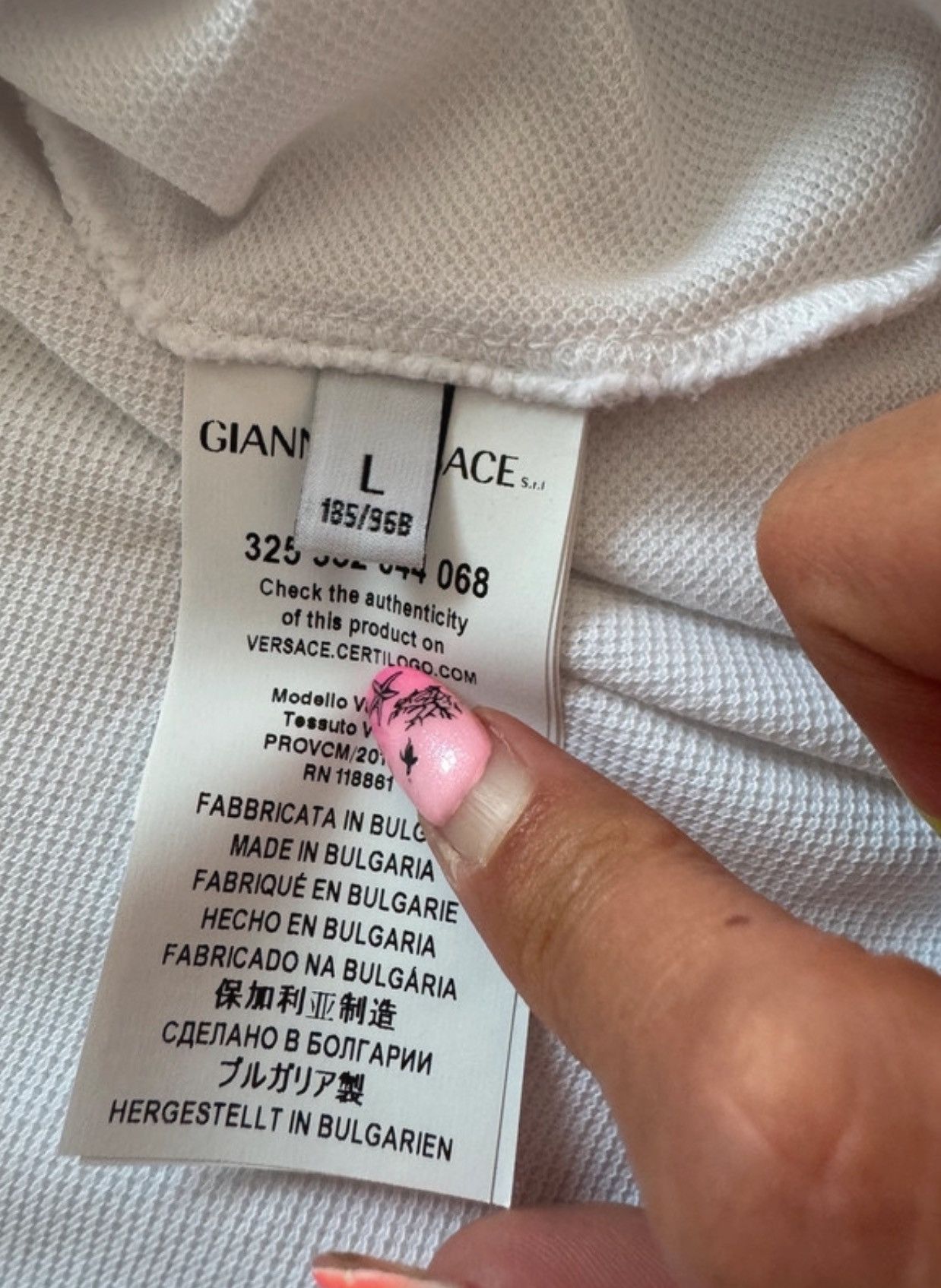 Versace Versace Polo Shirt Size US L / EU 52-54 / 3 - 5 Thumbnail