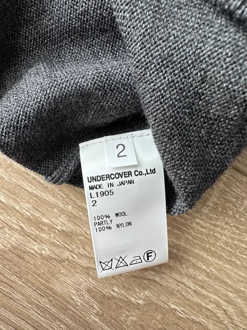 Undercover Undercover 13AW Heart Embroidered Lace Knit Cardigan shirt Size US M / EU 48-50 / 2 - 7 Thumbnail
