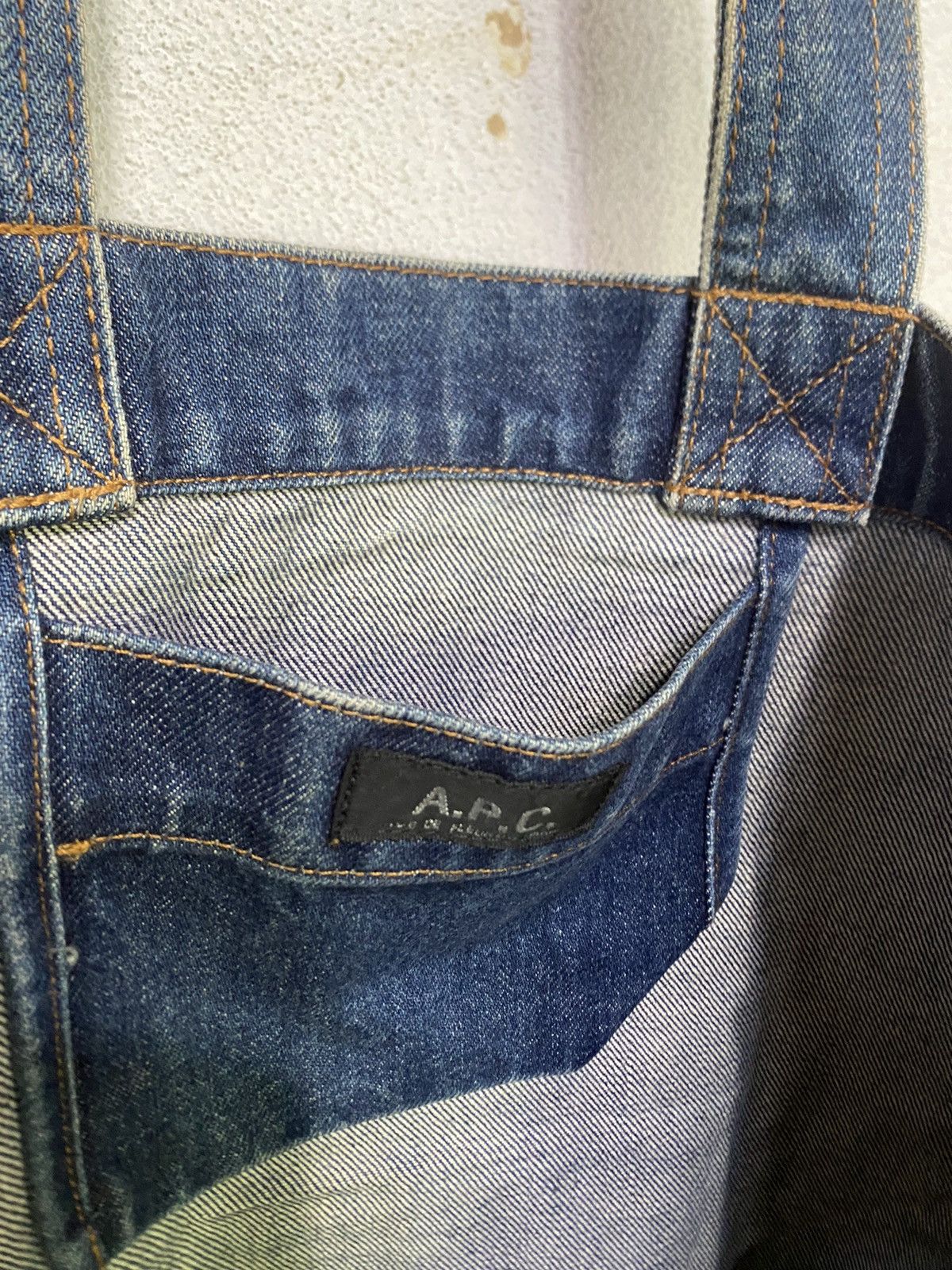 A.P.C. A.P.C Denim Tote Bag Size ONE SIZE - 6 Thumbnail