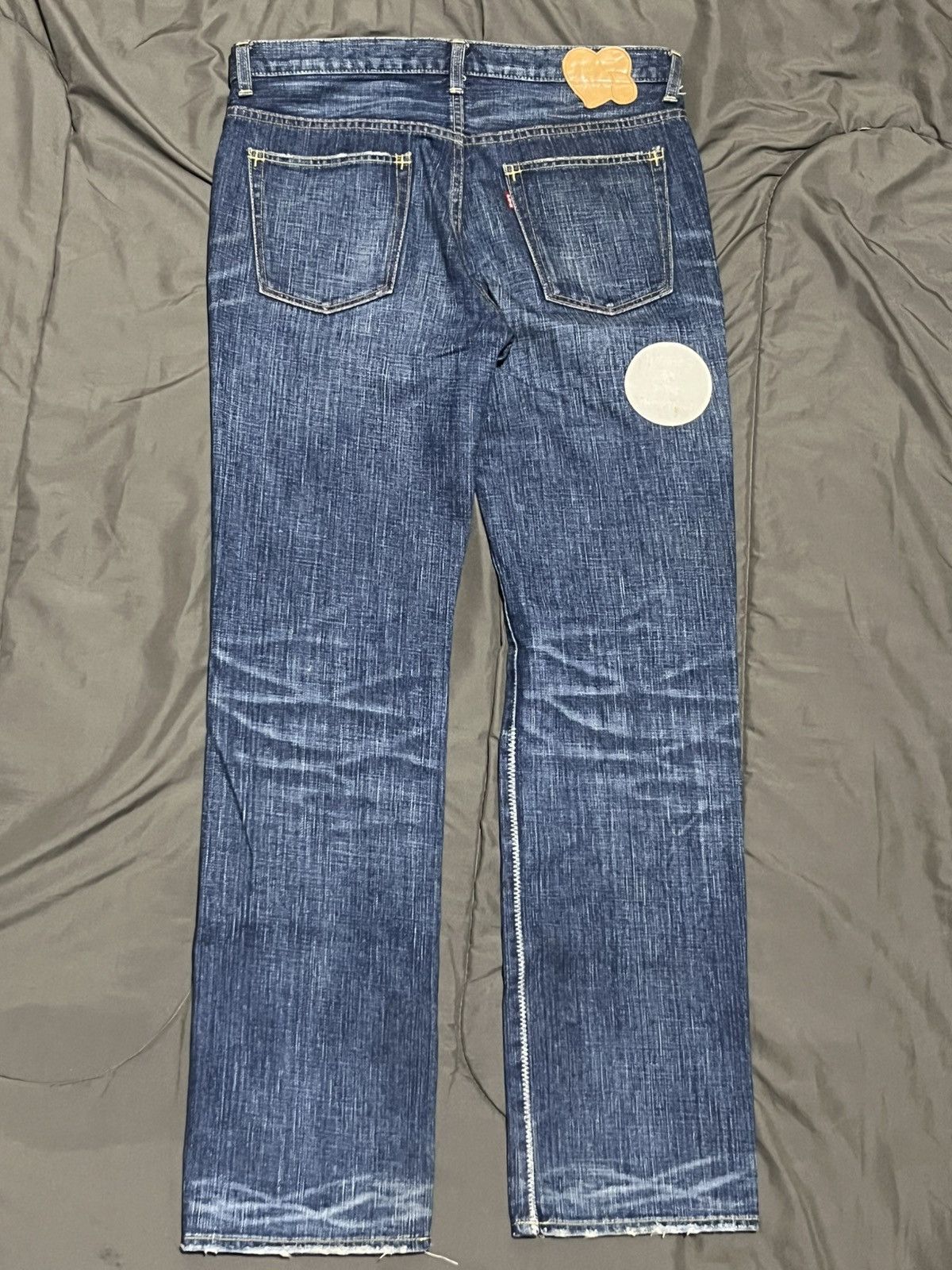 Number (N)ine Number (N)ine AW04 “Give Peace A Chance” Denim Size US 30 / EU 46 - 6 Thumbnail