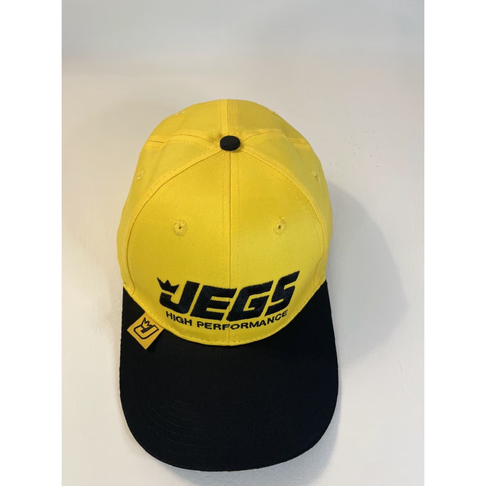 Vintage VINTAGE JEGS Racing Baseball Cap Men Adjustable Cotton Yellow/Black Cars 90s Size ONE SIZE - 2 Thumbnail