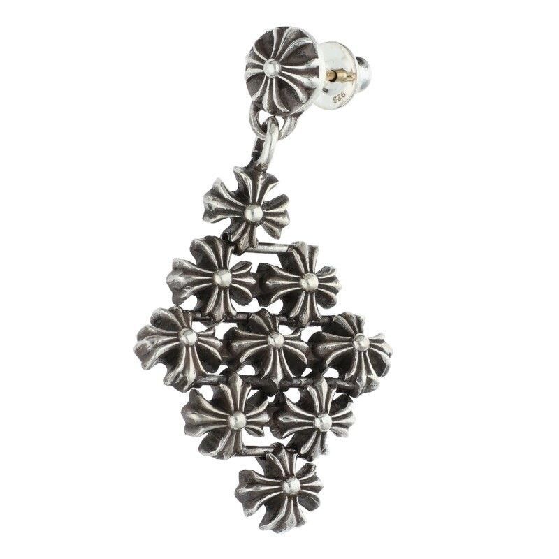 Chrome Hearts Chrome Hearts Silver Chain Mail Earring Size ONE SIZE - 1 Thumbnail