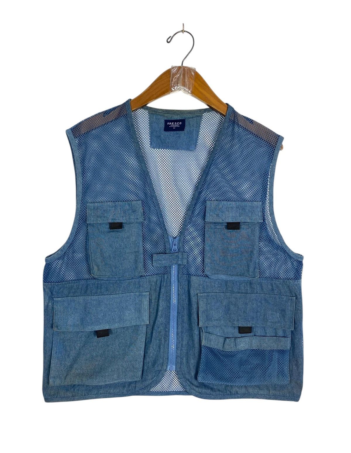 Japanese Brand Rare‼️ Fresco Fishing vest with Mesh Size US S / EU 44-46 / 1 - 1 Thumbnail