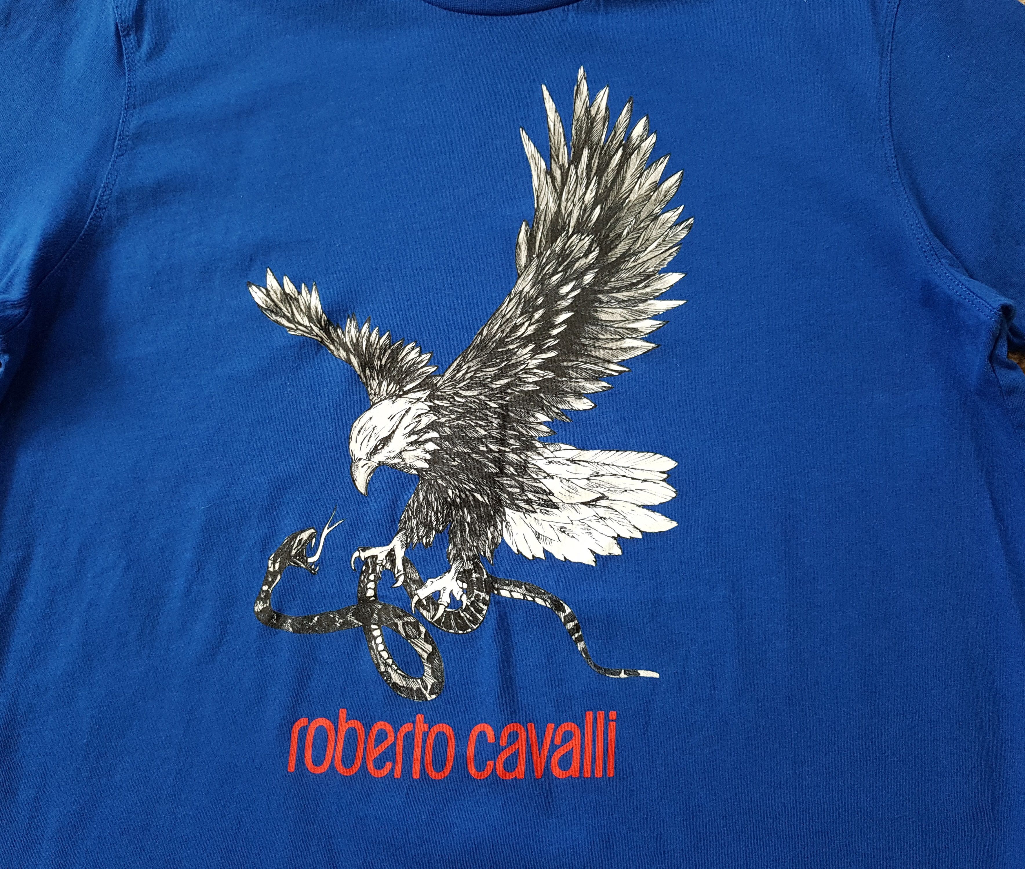 Roberto Cavalli Roberto Cavalli Eagle Logo Short Sleeve Tee T Shirt sz L Size US L / EU 52-54 / 3 - 2 Thumbnail