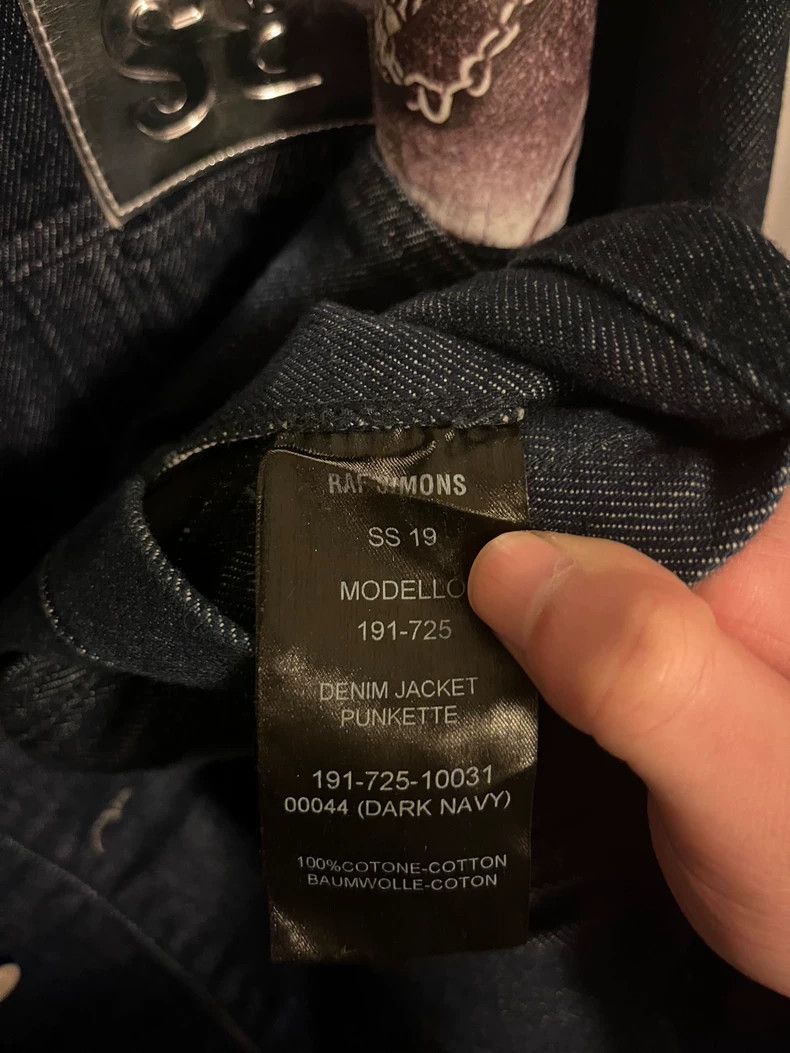 Raf Simons raf simons 19SS Portrait Blue Denim Jacket 2502-Nextarrow Size US S / EU 44-46 / 1 - 5 Thumbnail