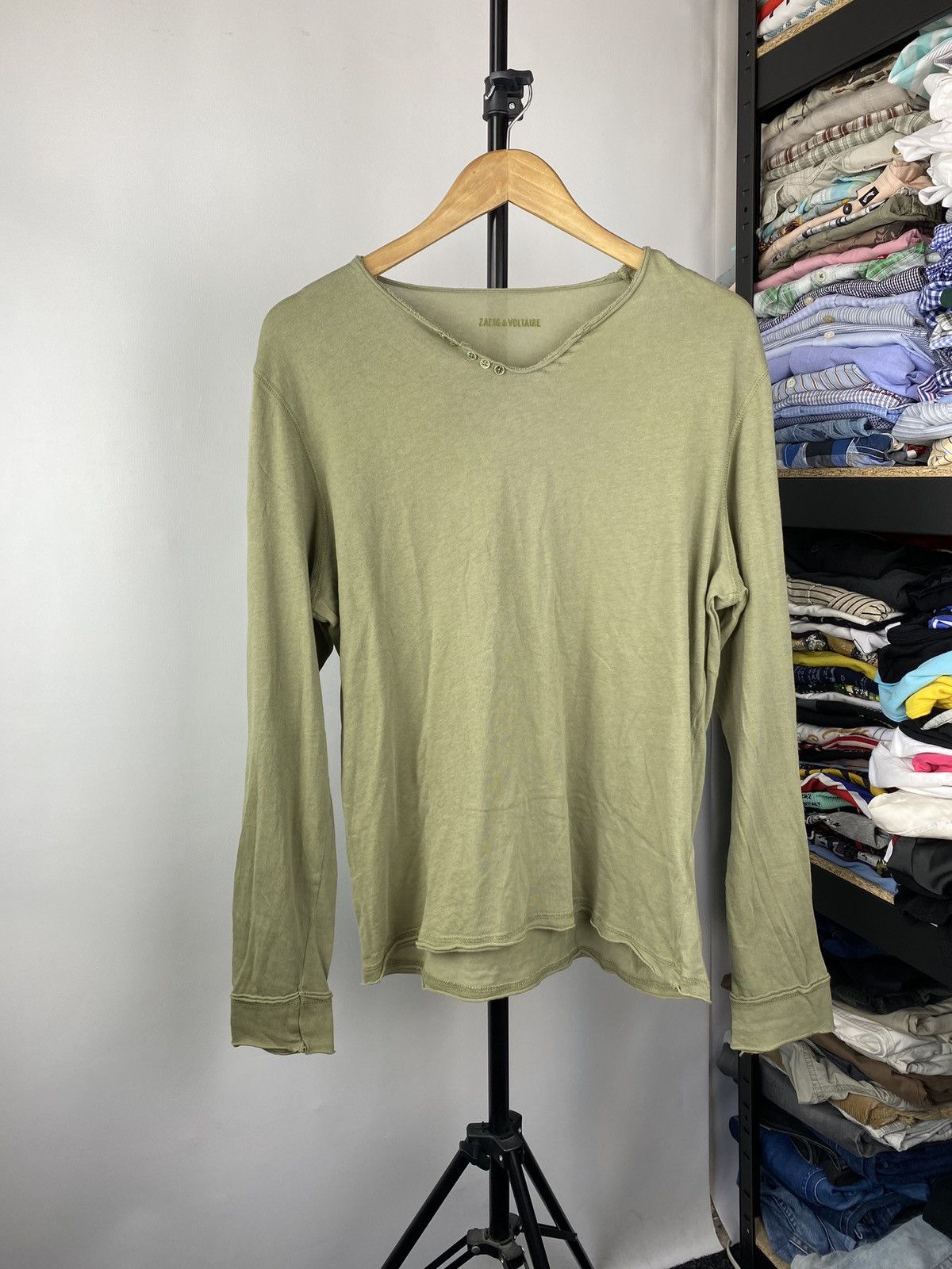 Zadig & Voltaire 🕸️Gothic Zadig Voltaire Skull Avant Garde Punk Long Sleeve Size US S / EU 44-46 / 1 - 3 Thumbnail