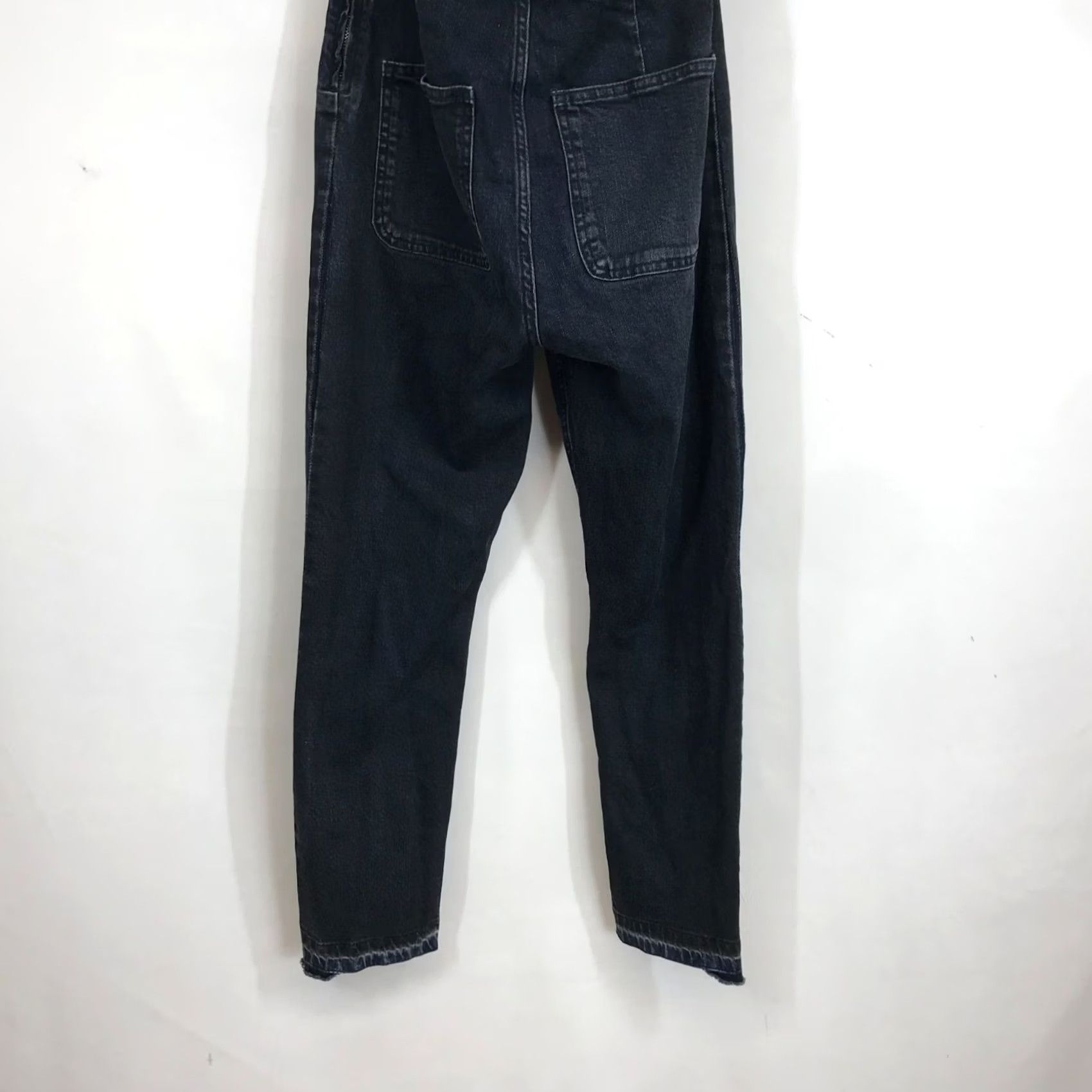 Free People FREE PEOPLE Womens Jumpsuit Black Cotton Blend Size 4 Halter Size 27" / US 4 / IT 40 - 6 Thumbnail