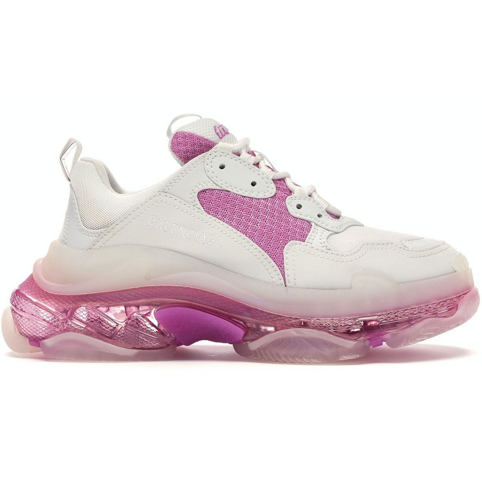 Balenciaga Triple S Sneaker Women Clear Low Platform Flat Trainer 37 Size US 7 / IT 37 - 1 Thumbnail