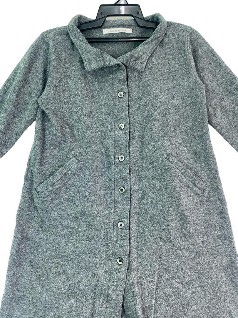 Japanese Brand Vtg 90s Plaisir Du Sabbatum japan cardigan jacket button up Size ONE SIZE - 3 Thumbnail
