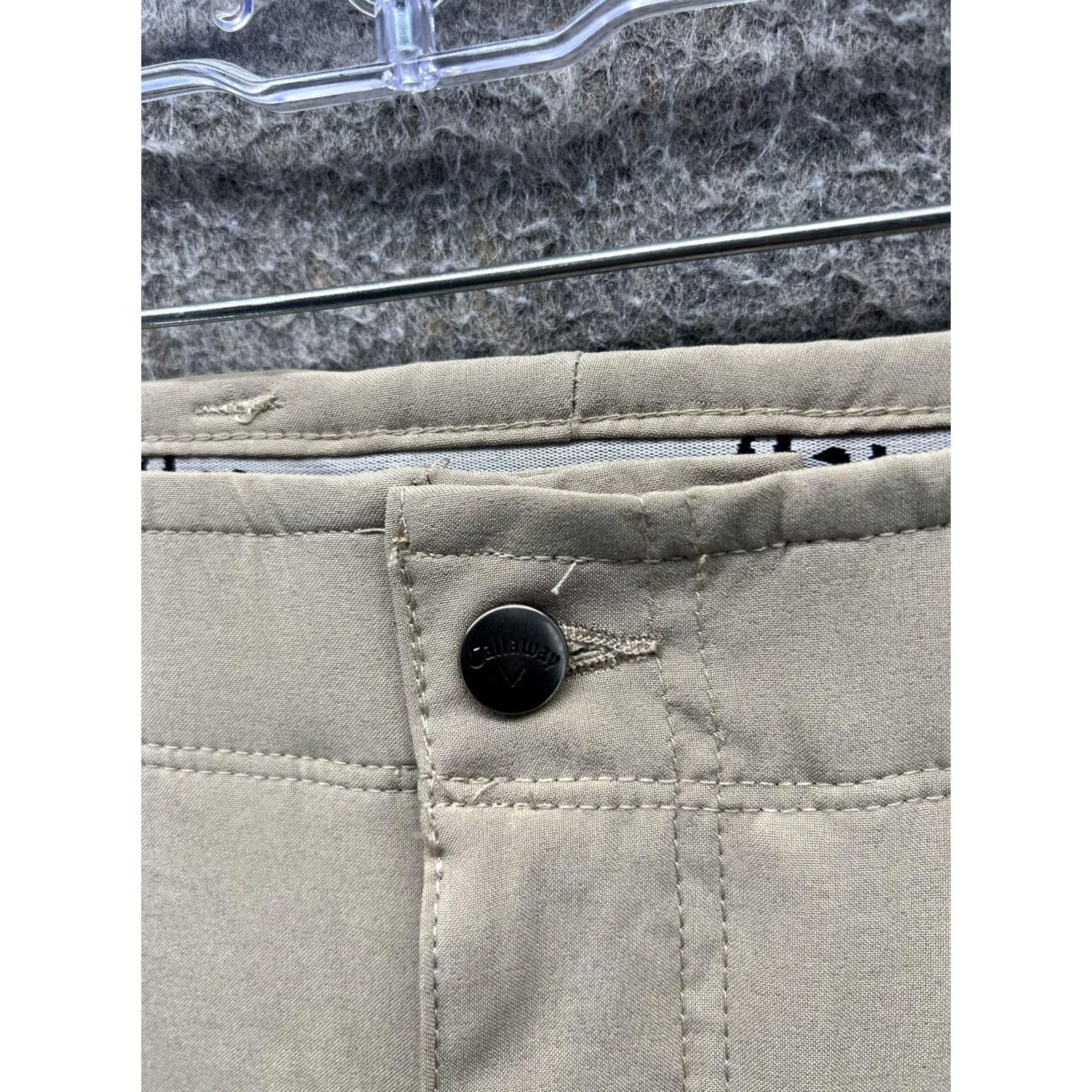 Callaway Callaway Mens Pants 36x30 Beige Stretch Khakis Golf Performance Regular fit Pants Size US 36 / EU 52 - 6 Thumbnail