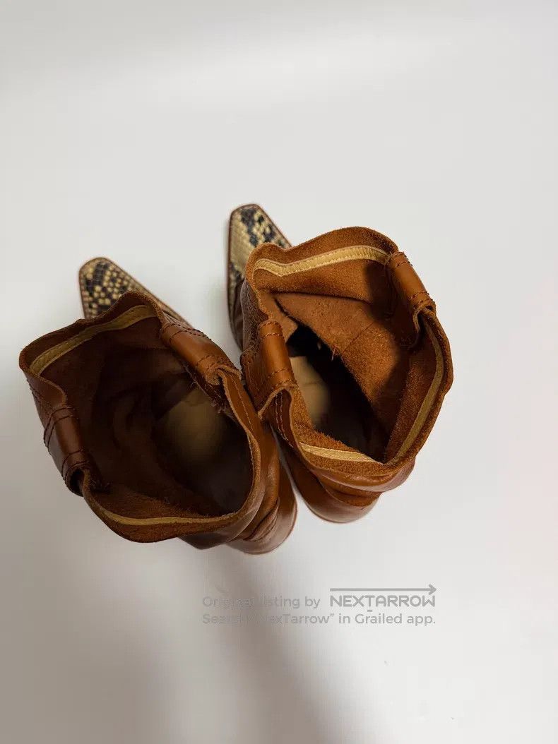 Junya Watanabe Junya Watanabe Western boots with snakeskin toe cap detail Size US 7 / EU 40 - 6 Thumbnail