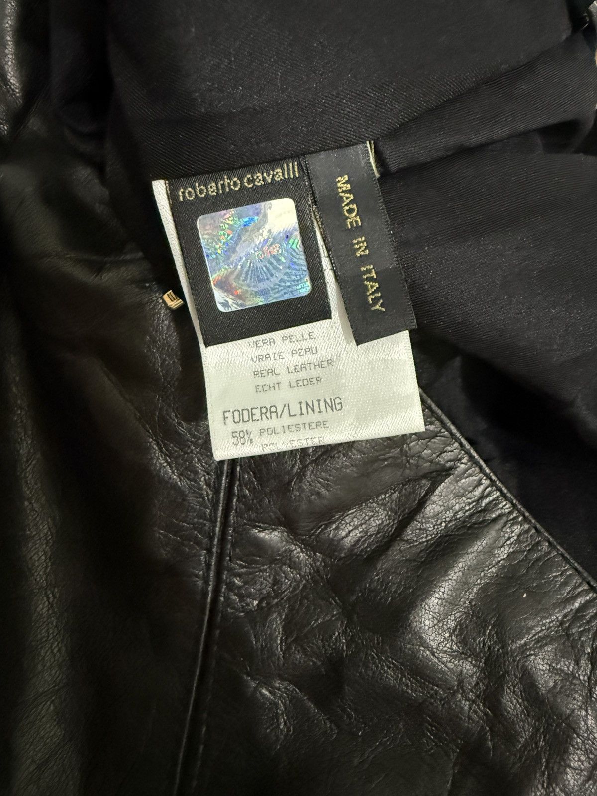 Roberto Cavalli ROBERTO CAVALLI SOFT LEATHER SKIRT BLACK Size 32" / US 10 / IT 46 - 7 Thumbnail