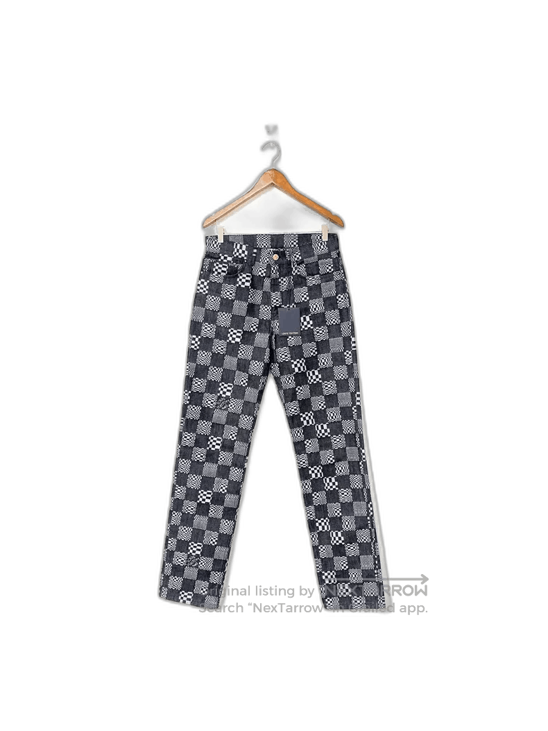 Louis Vuitton Louis Vuitton LV Checkerboard Jeans. Size US 31 - 1 Thumbnail