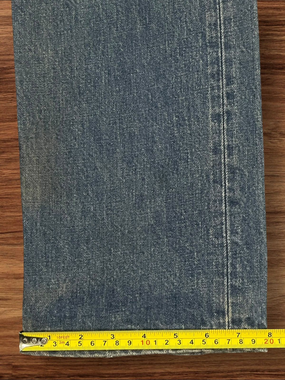 Levi's Vintage 90s Levi’s 501 Button Fly Dark Blue Faded Jeans Size US 31 - 21 Thumbnail