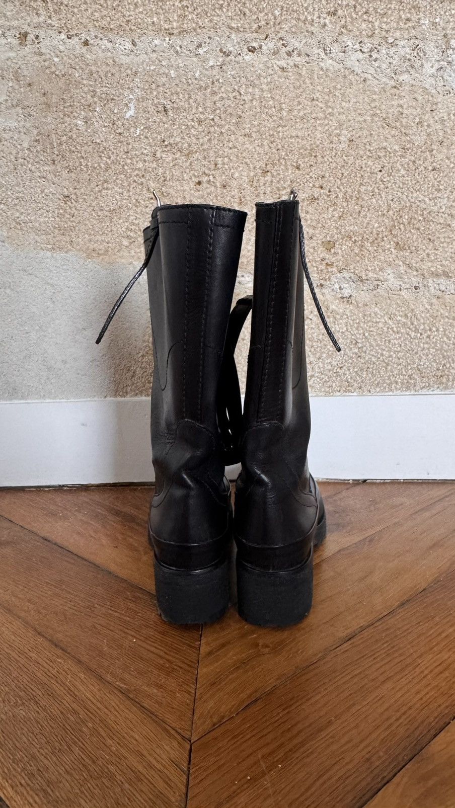 Prada Prada F/W2009 Leather Boots Size US 7 / IT 37 - 9 Thumbnail