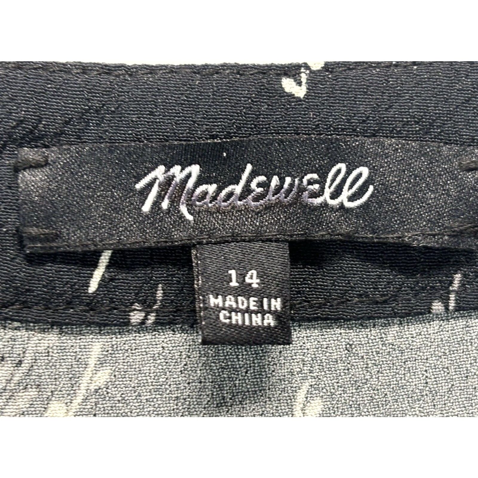 Madewell Madewell Floral Crop Wide Leg Jumpsuit Women's Black V-Neck Sleeveless Size 36" / US 14 / IT 50 - 6 Thumbnail