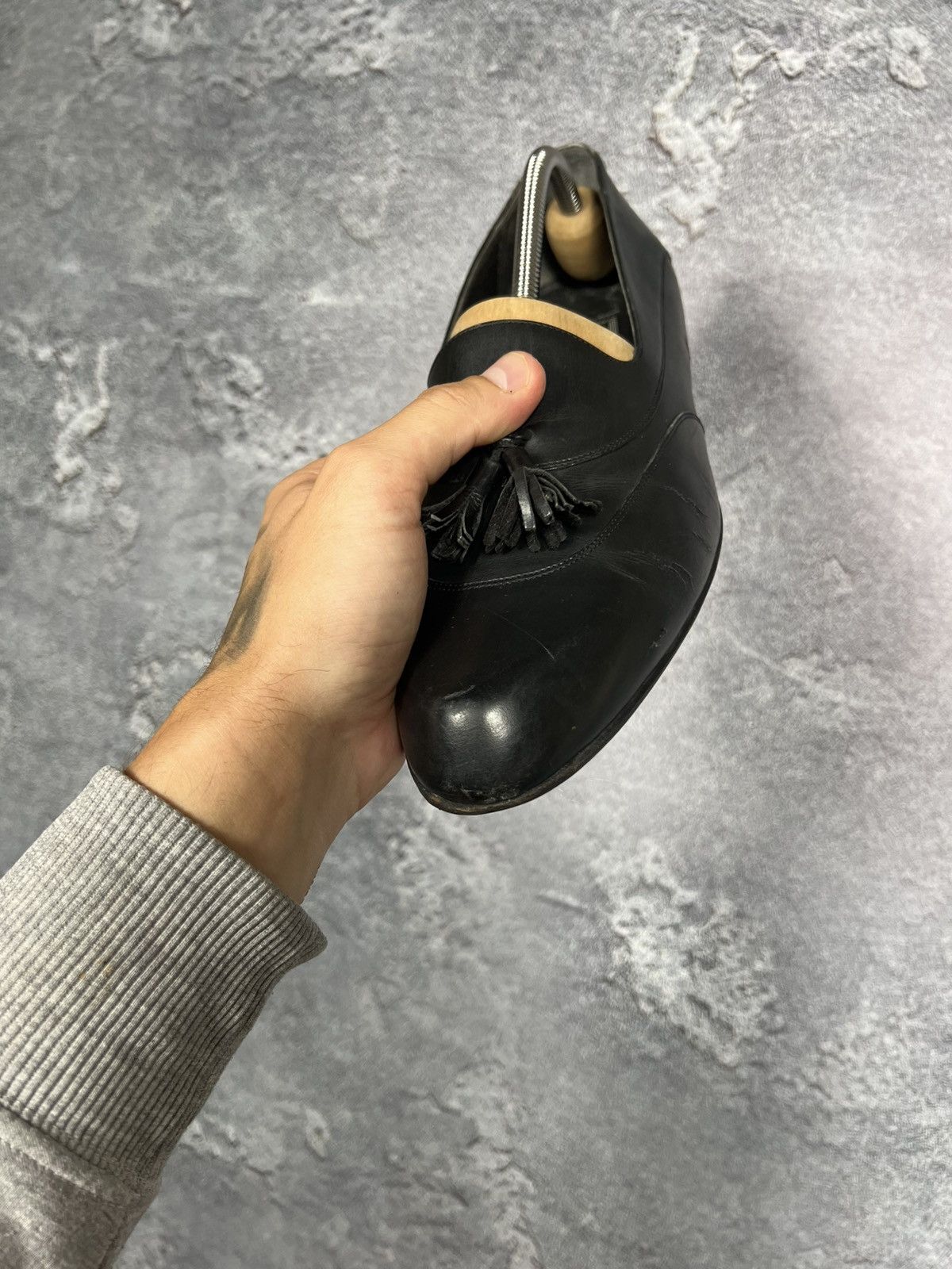 Versace Rare Vintage Gianni Versace Kittie Leather Loafers Shoes Size US 9 / EU 42 - 13 Thumbnail