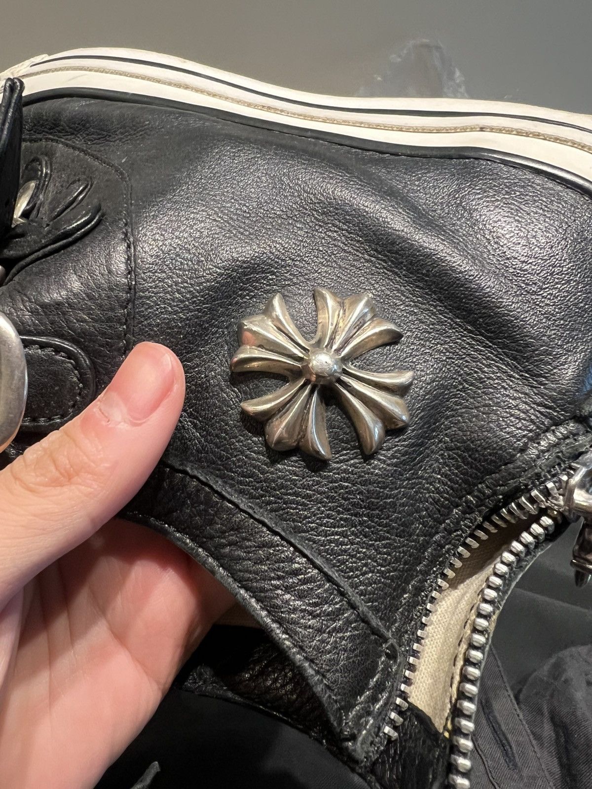 Chrome Hearts chrome hearts converse Size US 6.5 / EU 39-40 - 11 Thumbnail