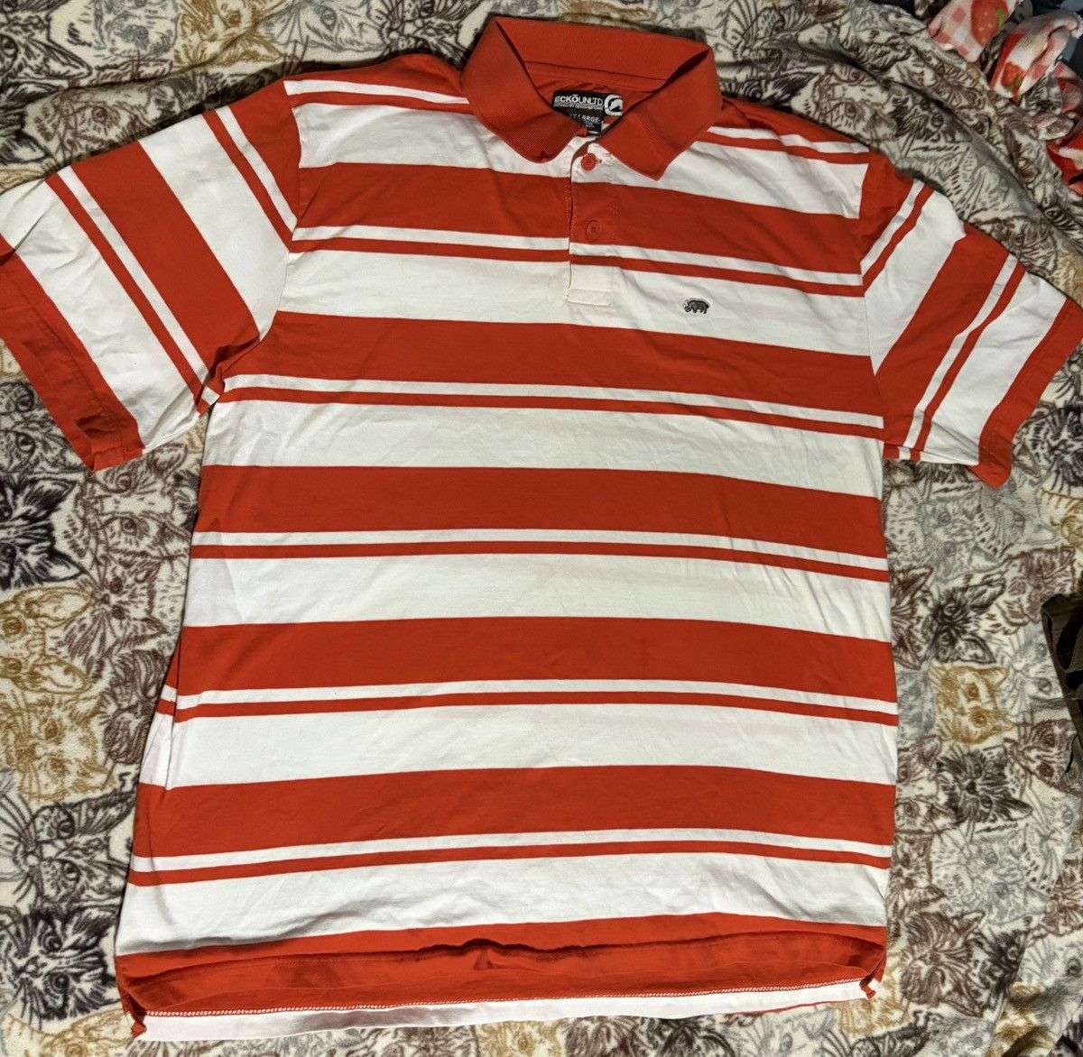 Ecko Unltd. × Marc Ecko × Vintage Ecko Untld Polo Size US XXL / EU 58 / 5 - 1 Thumbnail