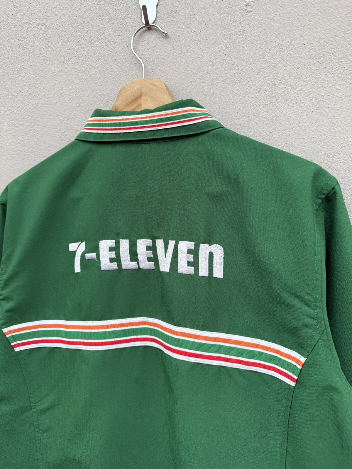 Japanese Brand Vintage Japanese 7ELEVEN Zip Up Longsleeve Shirt Size US M / EU 48-50 / 2 - 10 Thumbnail