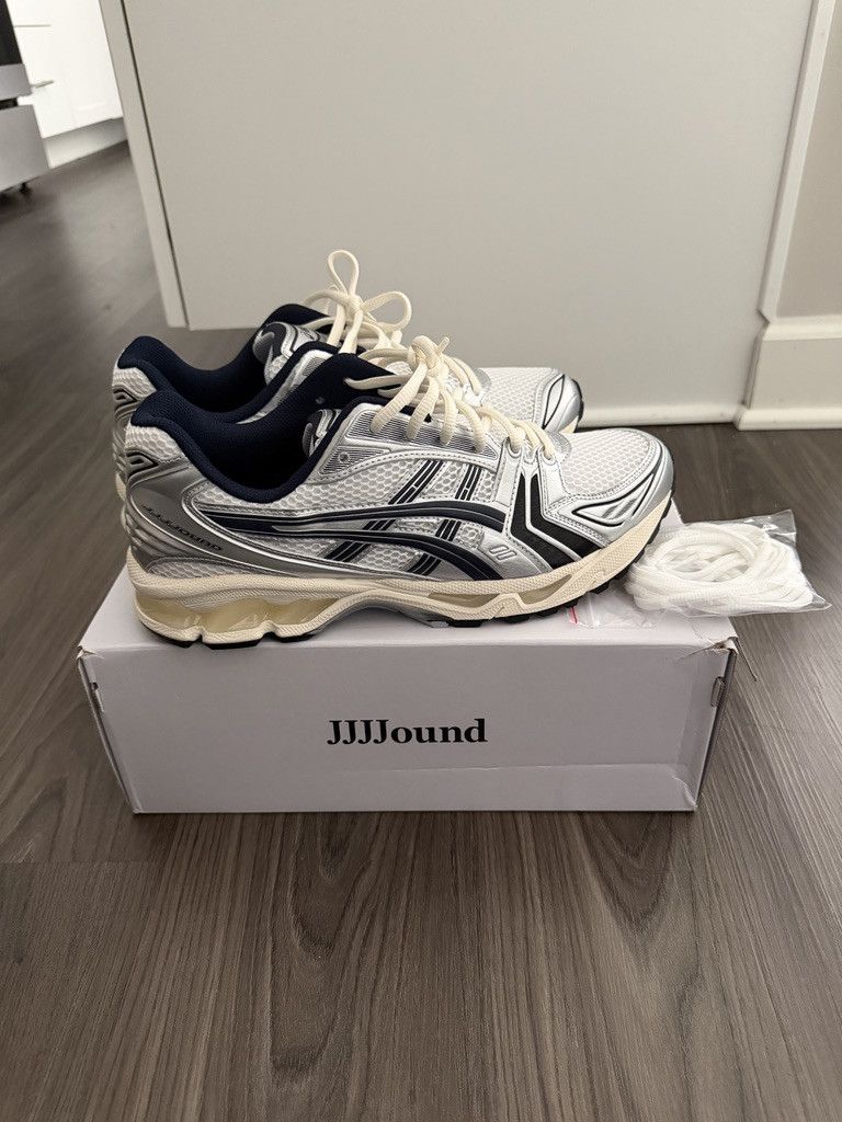 Asics × JJJJound JJJJound x Asics Gel-Kayano 14 White Navy Size US 10.5 / EU 43-44 - 2 Thumbnail