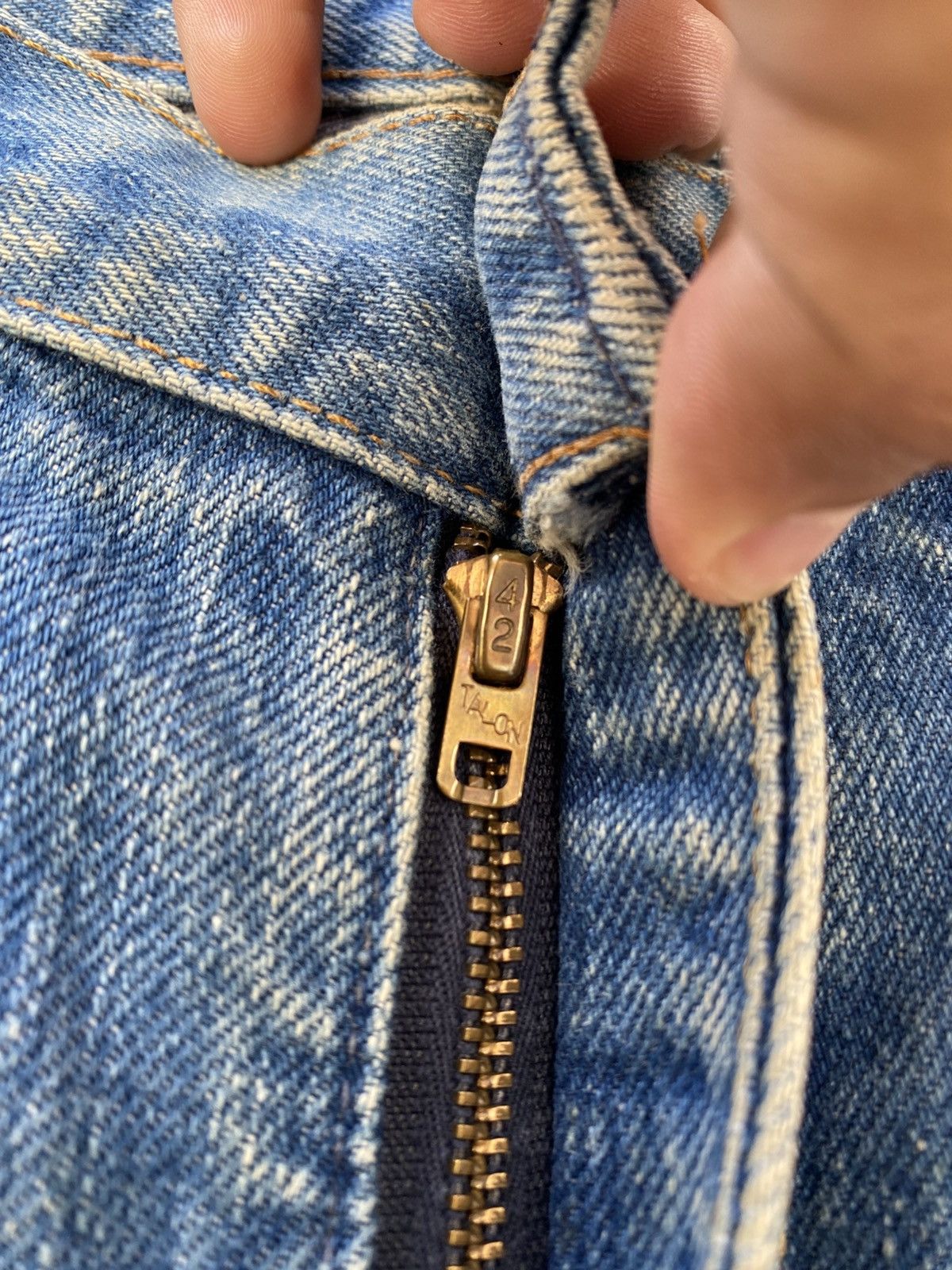 Levi's × Levi's Vintage Clothing × Vintage W35x29 Vintage levi's 646 flare bell bottom orange tab Size US 35 - 6 Thumbnail