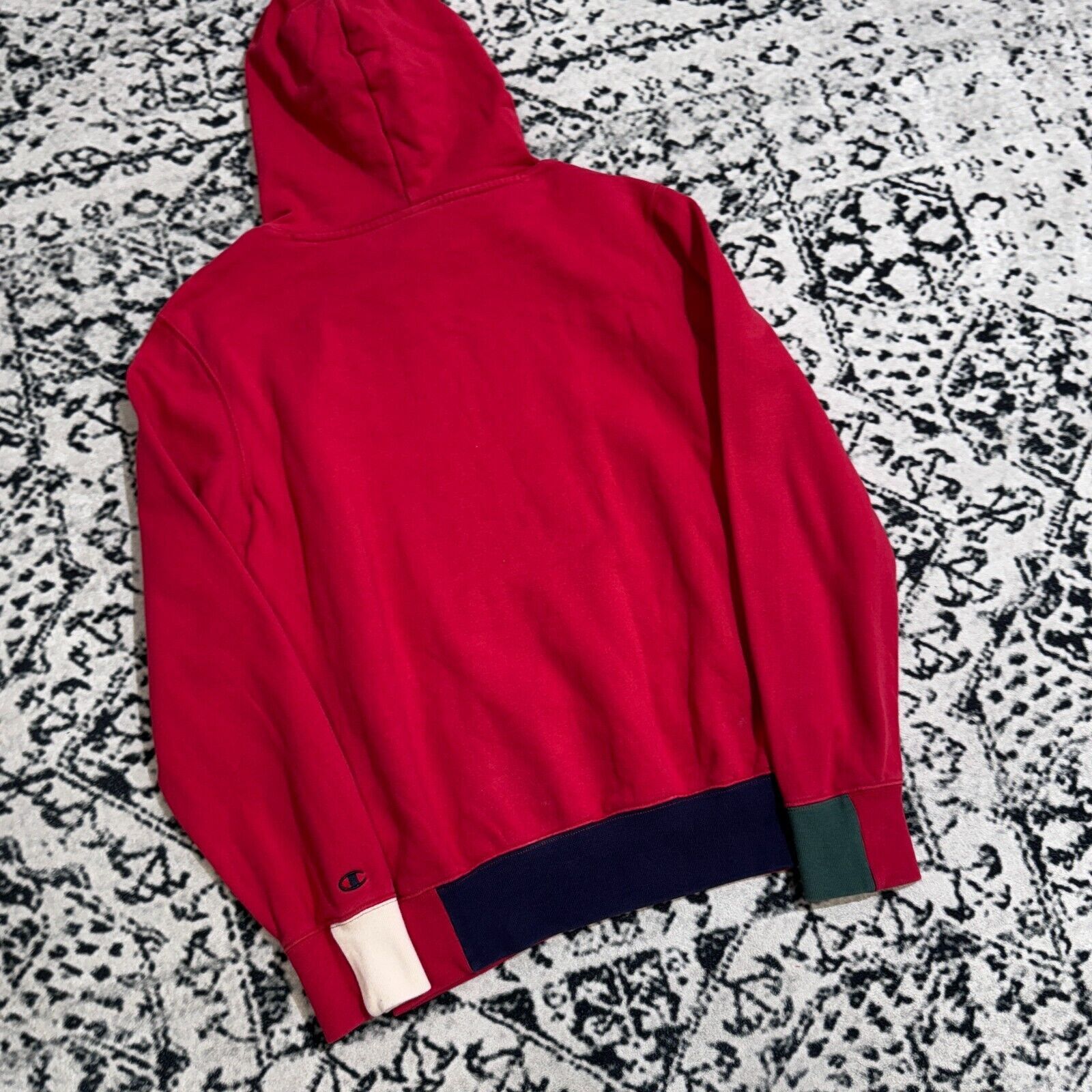 Champion × Vintage Vintage Champion Unisex Red Cotton Hoodie Size S Y2K 90s Size US S / EU 44-46 / 1 - 12 Thumbnail