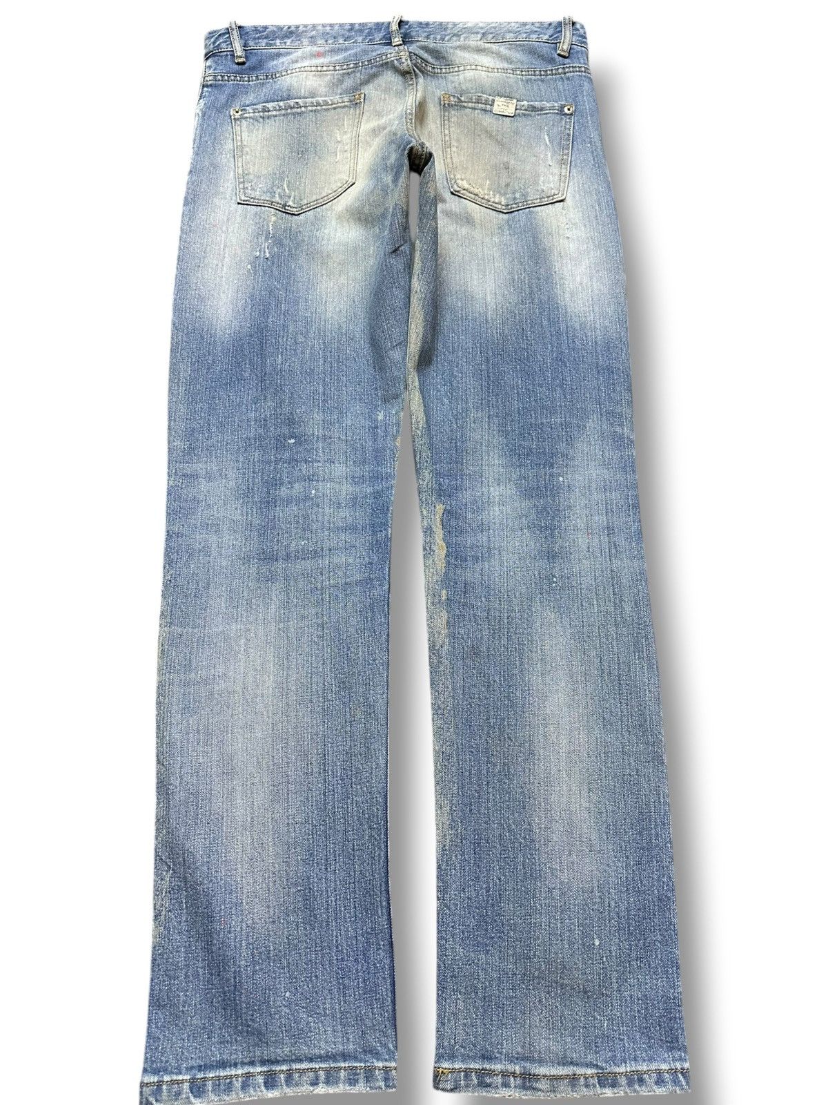 Dsquared2 Vintage Dsquared2 Mudwash Slim Fit Distressed Denim Size US 35 - 6 Thumbnail