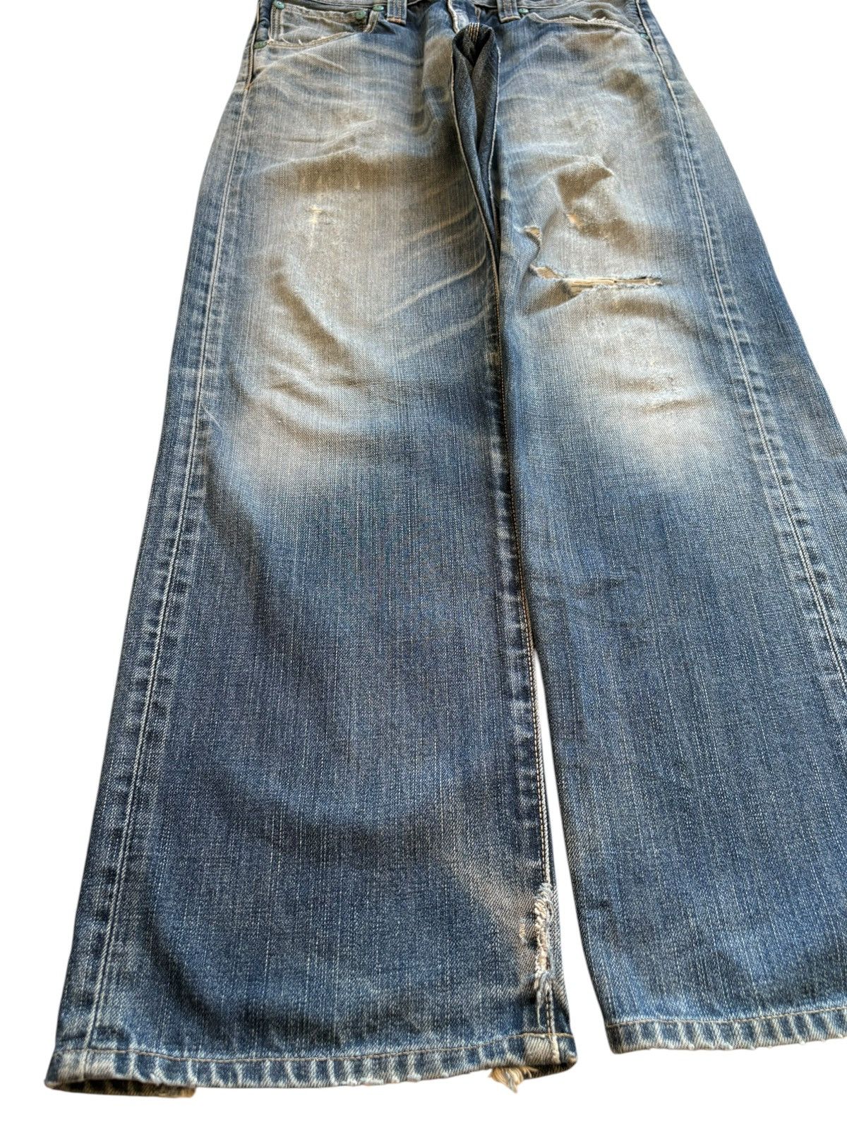 Levi's Vintage 90s Levis 503 Mud Wash Distressed Loose Baggy Jeans Size US 31 - 6 Thumbnail
