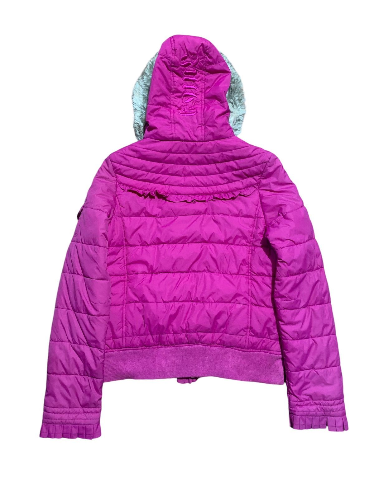 Juicy Couture × Juicy Couture Jeans Juicy Couture puffer fur jacket embroidery Size M / US 6-8 / IT 42-44 - 7 Thumbnail