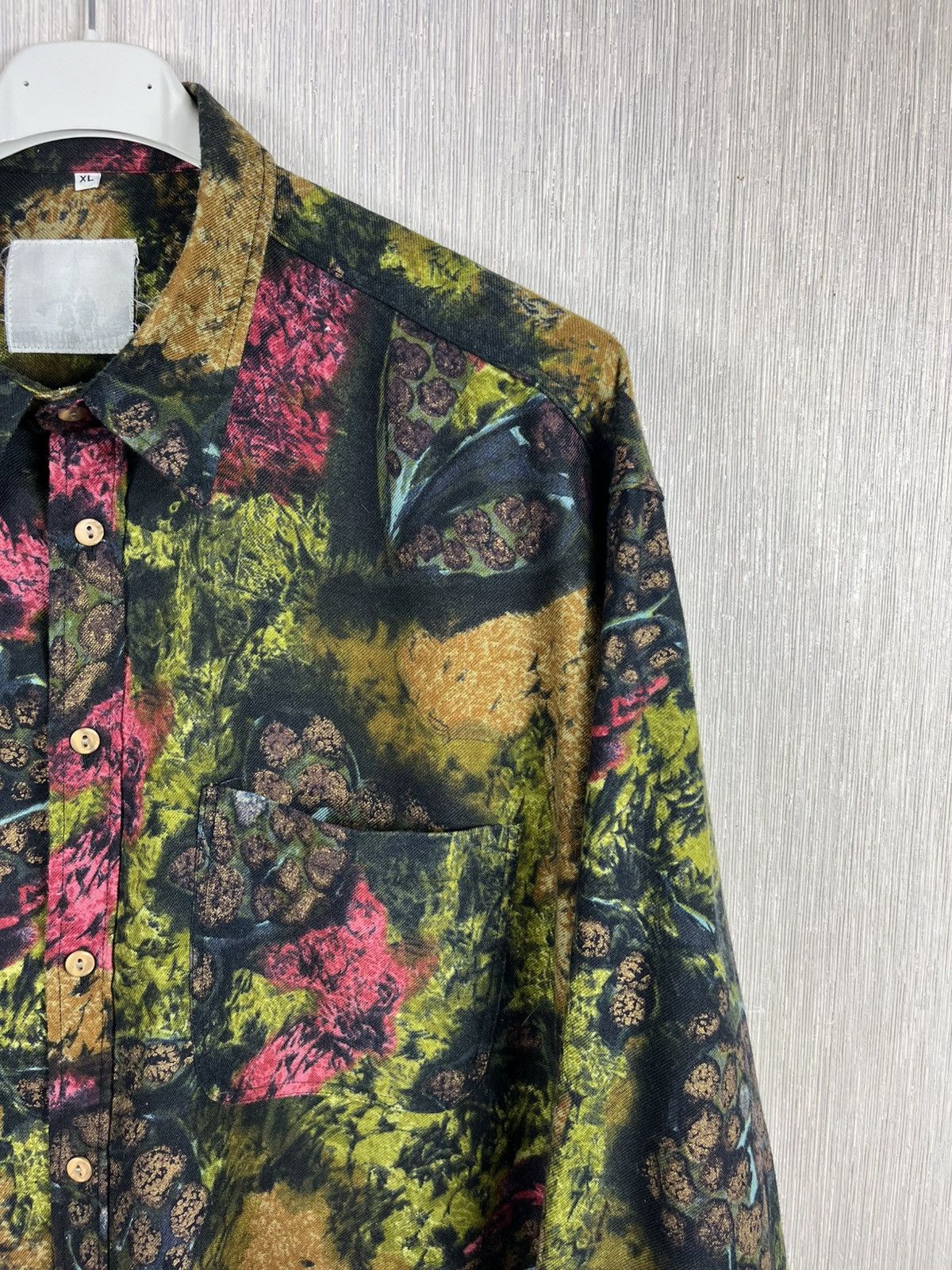 Vintage Vintage Double Duty retro crazy patterned full print shirt Size US XL / EU 56 / 4 - 3 Thumbnail