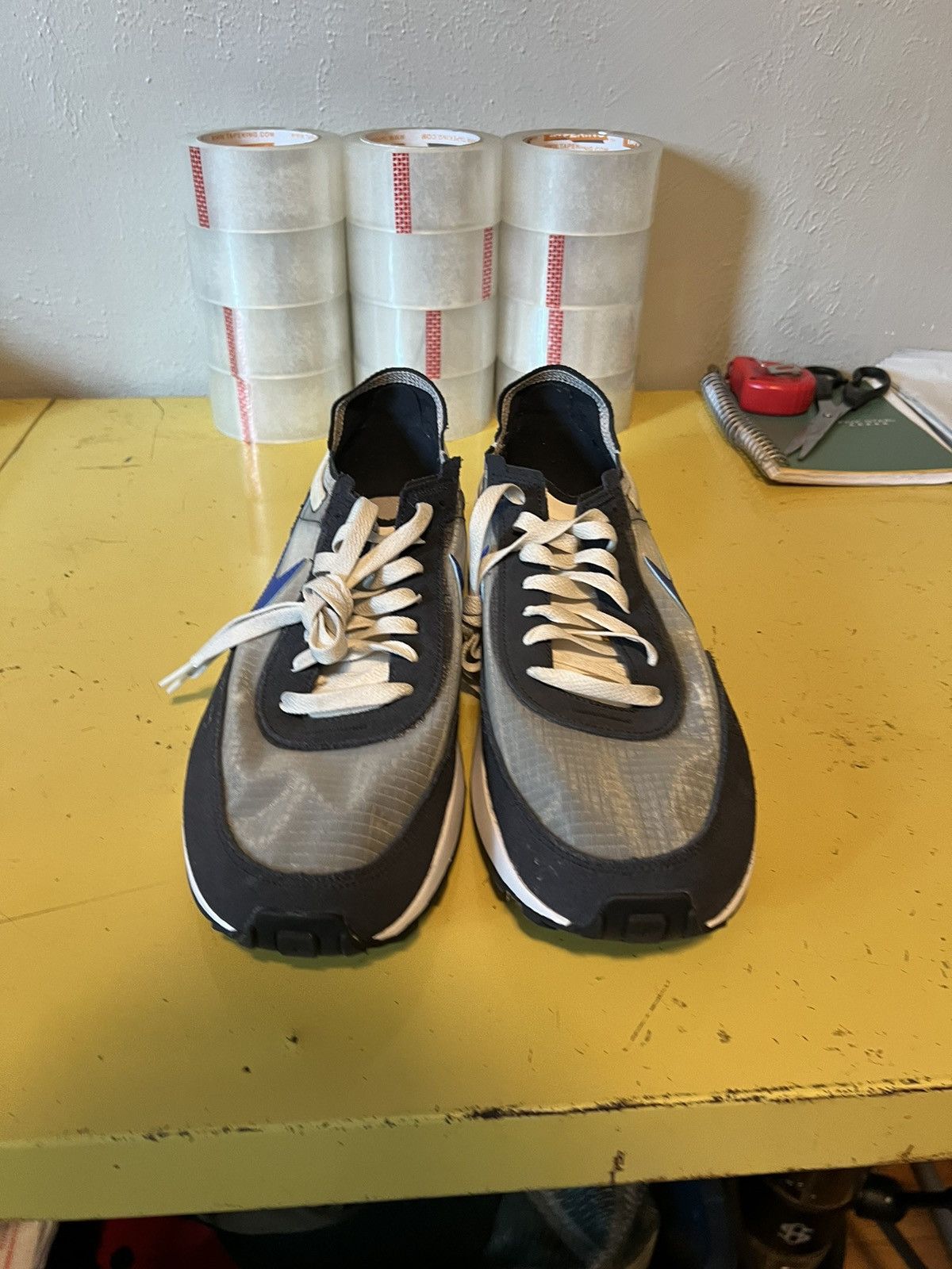 Nike Nike Waffle One GS 'Phantom Hyper Royal 2022 Sz 11.5 Size US 11.5 / EU 44-45 - 6 Thumbnail