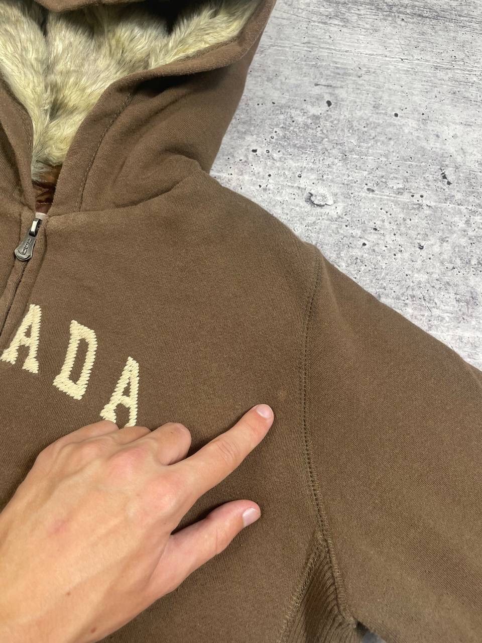 If Six Was Nine Vintage LGB IfSixWasNine Faux Fur Canada Zip Hoodie Y2K Size XL / US 12-14 / IT 48-50 - 4 Thumbnail