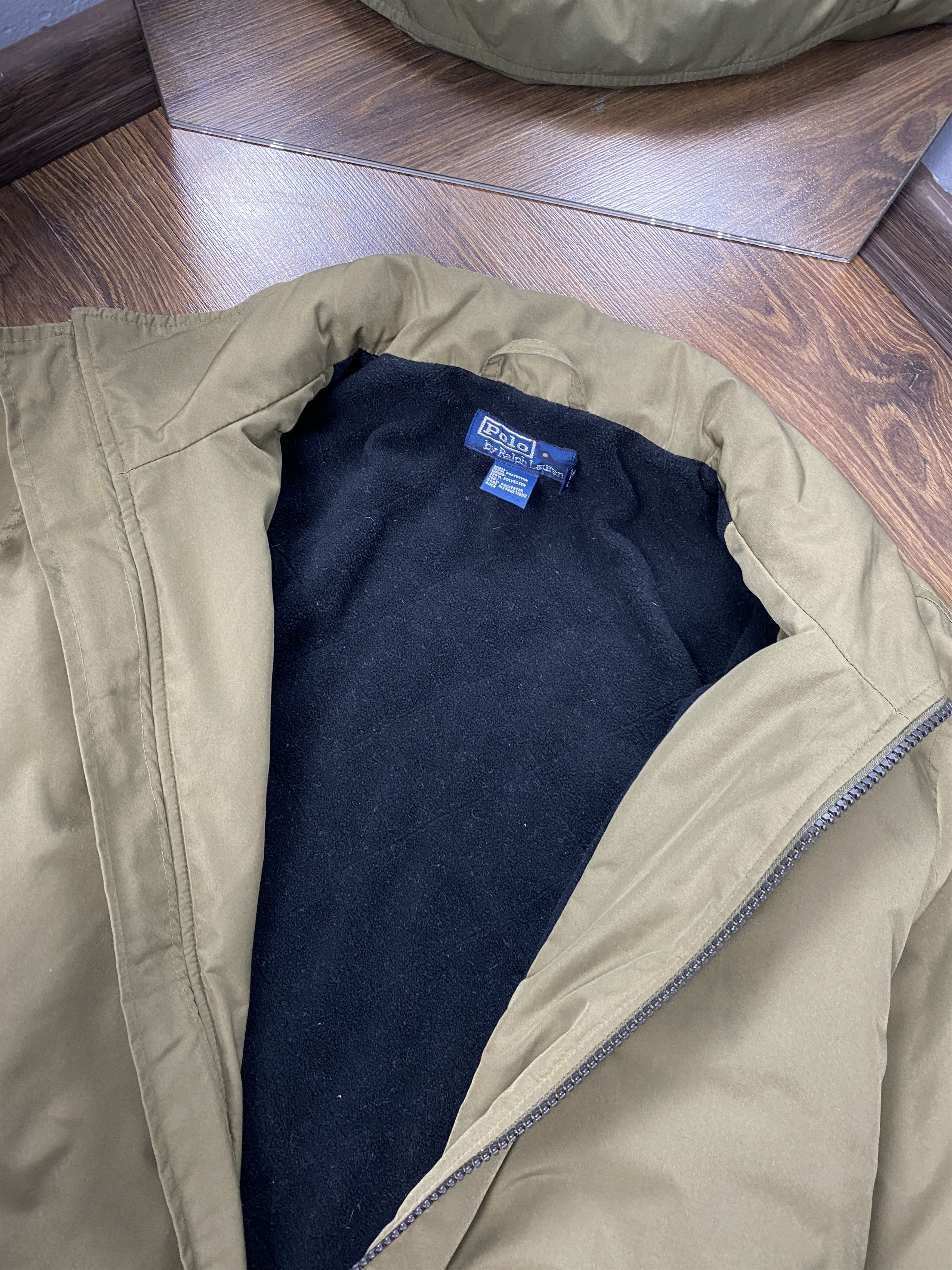 Polo Ralph Lauren × Ralph Lauren × Vintage Polo Ralph Lauren vintage nylon jacket inside on fleece Size US L / EU 52-54 / 3 - 5 Thumbnail