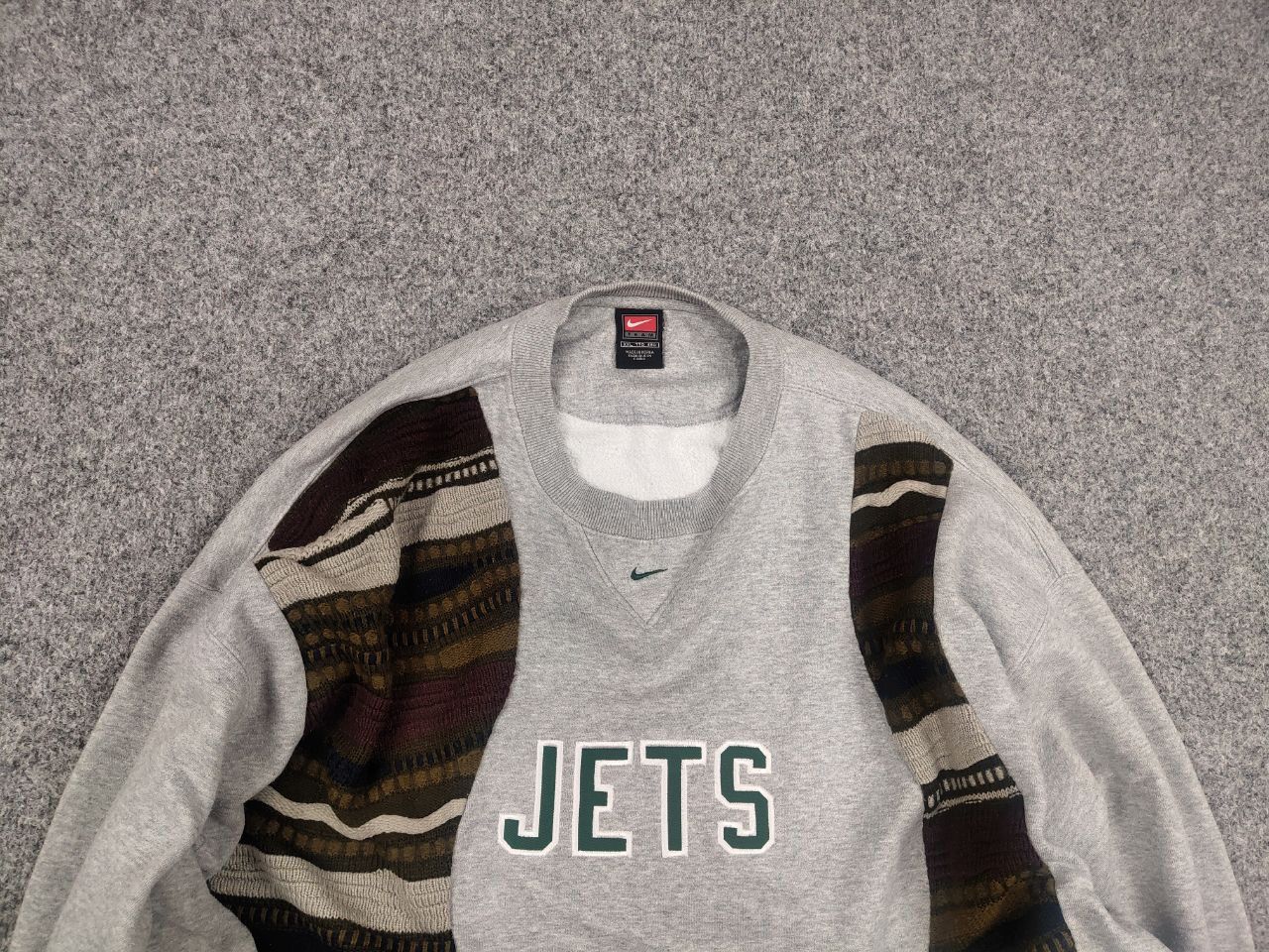 Nike Vintage Nike Jets NFL Logo Design custom sweatshirts sweater Size US XL / EU 56 / 4 - 4 Thumbnail