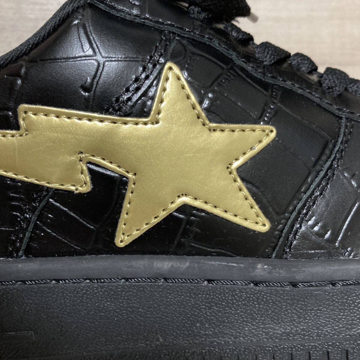 Bape 24Karats BAPESTA leather sneakers a bathing ape BAPE STA Size US 9.5 / EU 42-43 - 7 Thumbnail