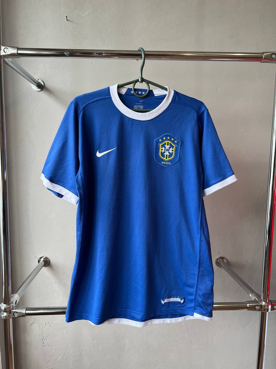 Vintage 2006/8 BRAZIL TEAM AWAY SOCCER FOOTBALL JERSEY SHIRT NIKE M Size US M / EU 48-50 / 2 - 2 Thumbnail