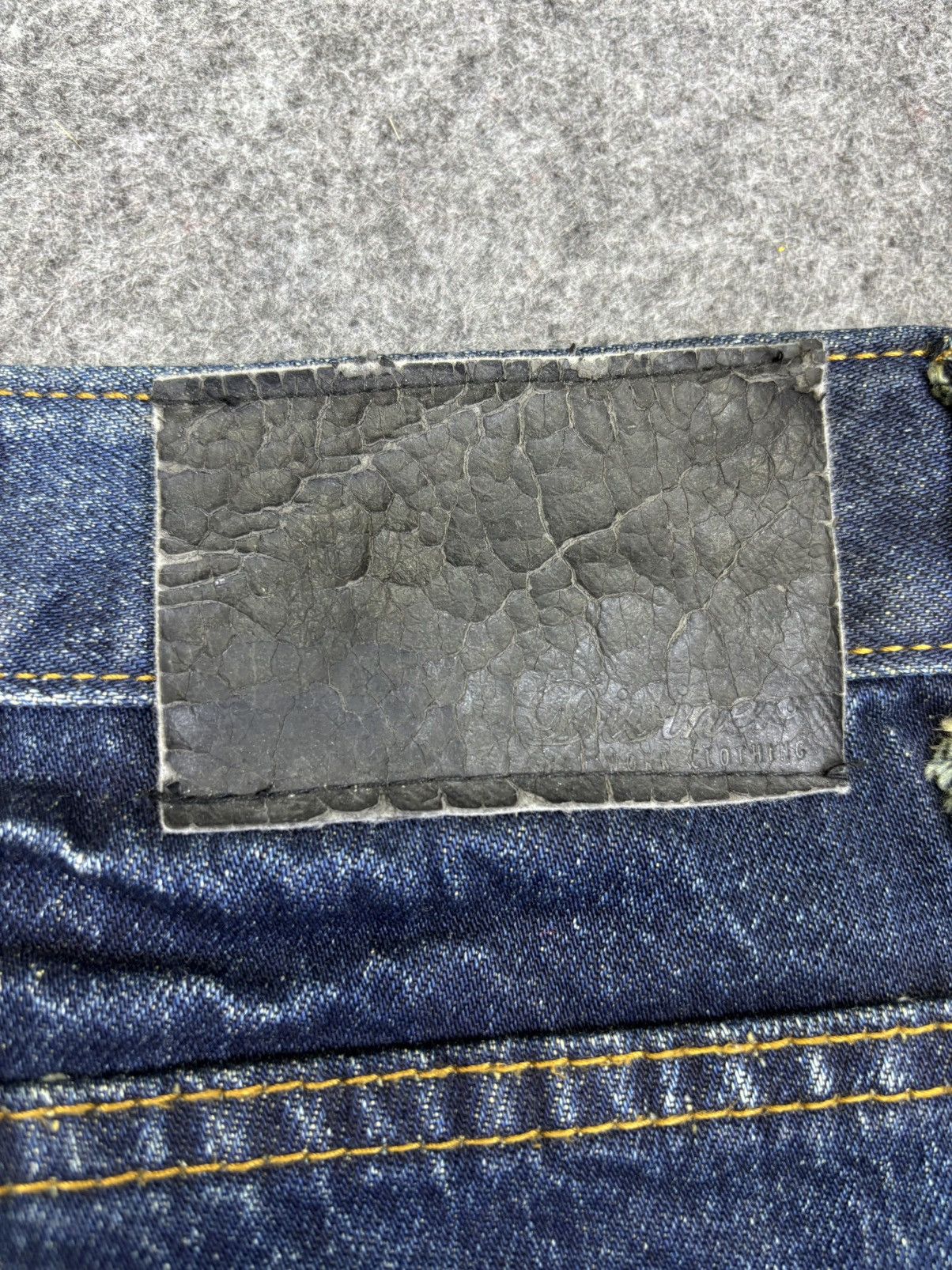 Designer Insane🔥DIVINER Slash Fades Patchwork Distressed Denim F720 Size US 30 / EU 46 - 19 Thumbnail