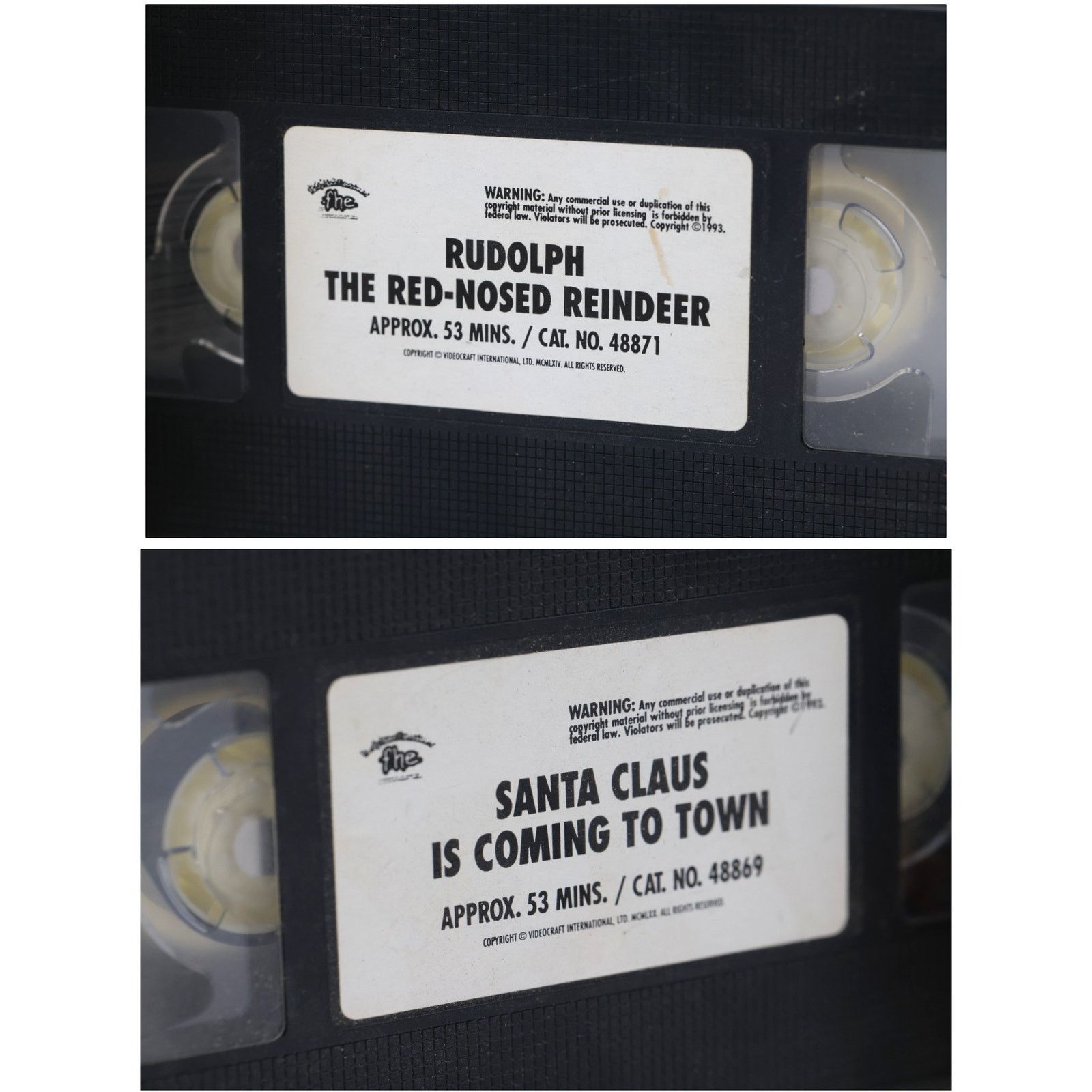 Other Rudolph & Santa Claus is Coming to Town Christmas VHS Tapes Size ONE SIZE - 2 Thumbnail