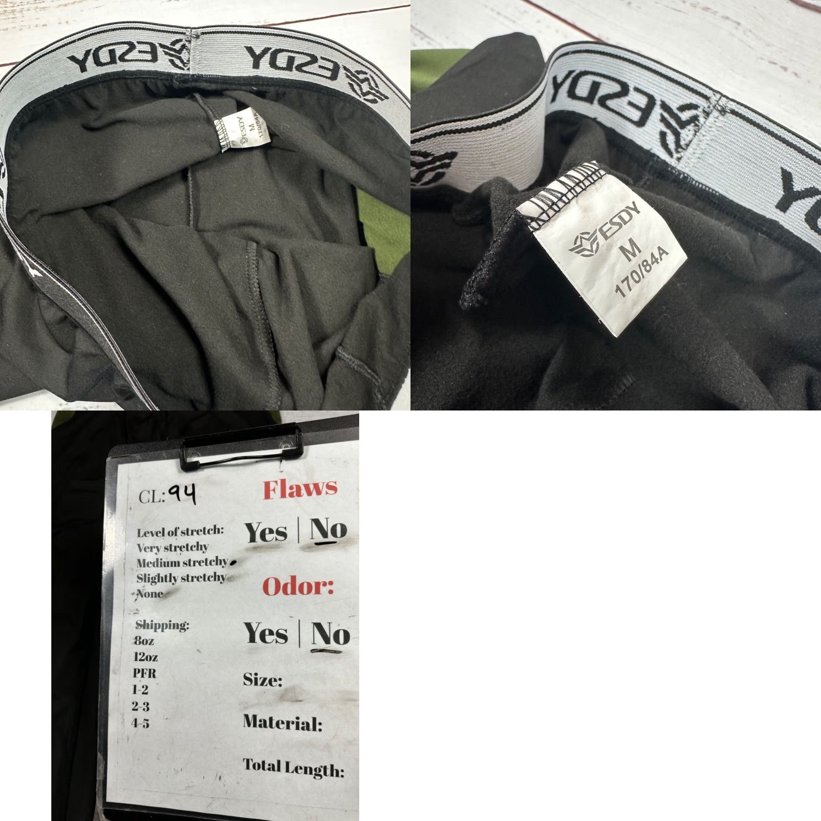 Vintage Esdy Mens Thermal Pants Activewear Brown M Long Johns Size US 31 - 8 Thumbnail