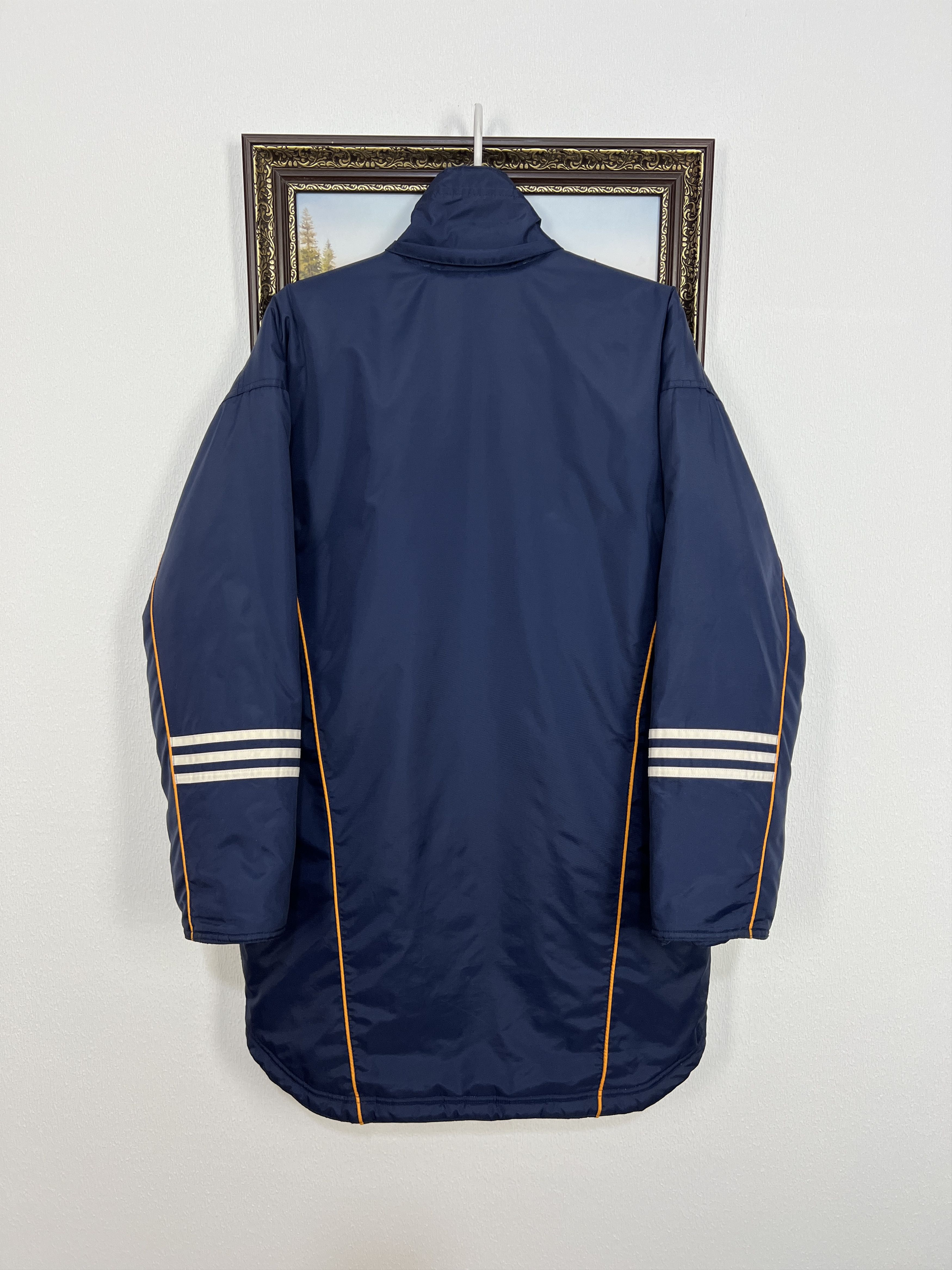 Adidas Vintage 90's Adidas Real Madrid Football Blue Bomber Jacket Size US S / EU 44-46 / 1 - 19 Thumbnail