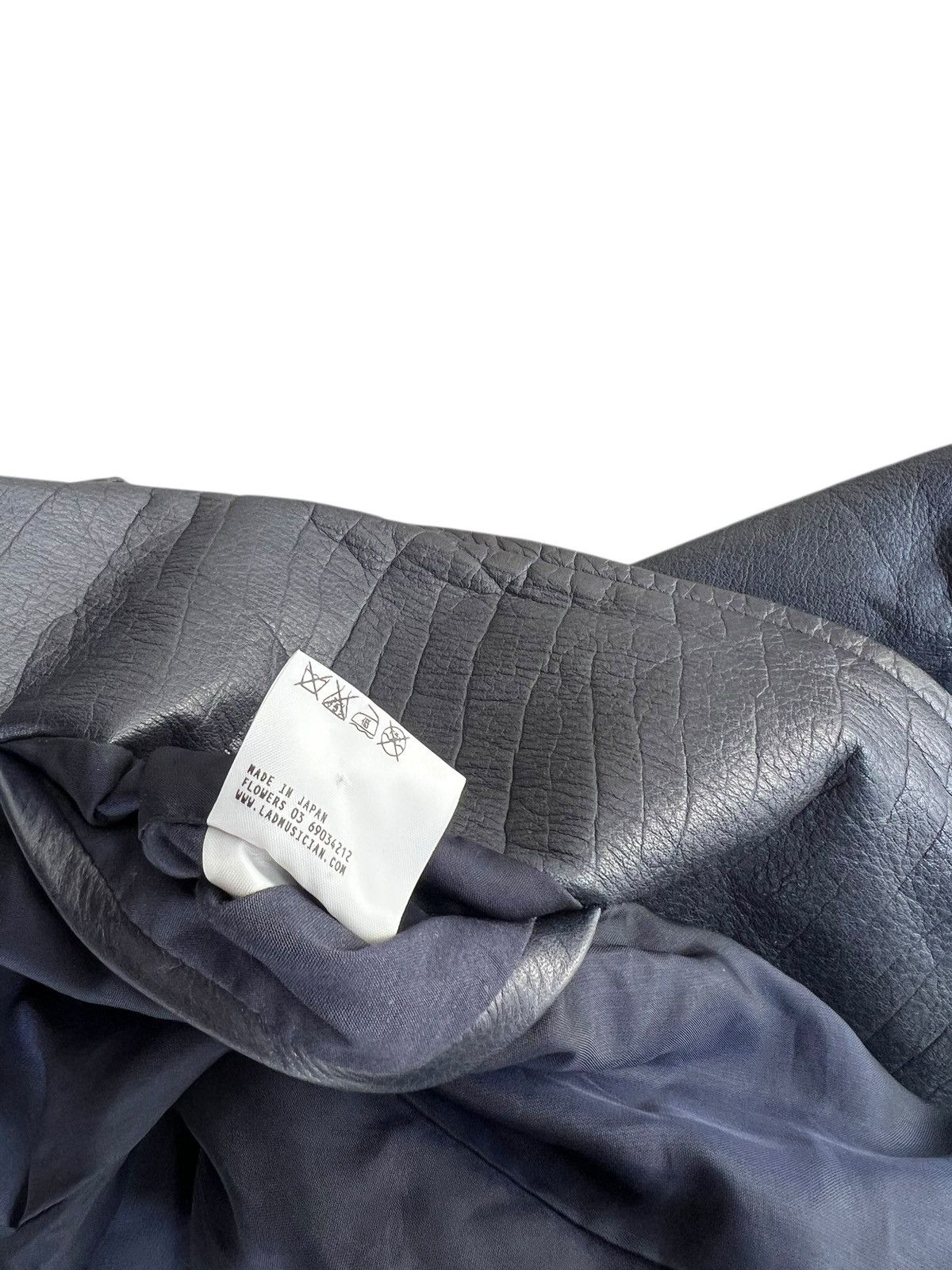 Lad Musician Lad Musician Patina Stains Dark Blue Leather Jacket Size US S / EU 44-46 / 1 - 16 Thumbnail
