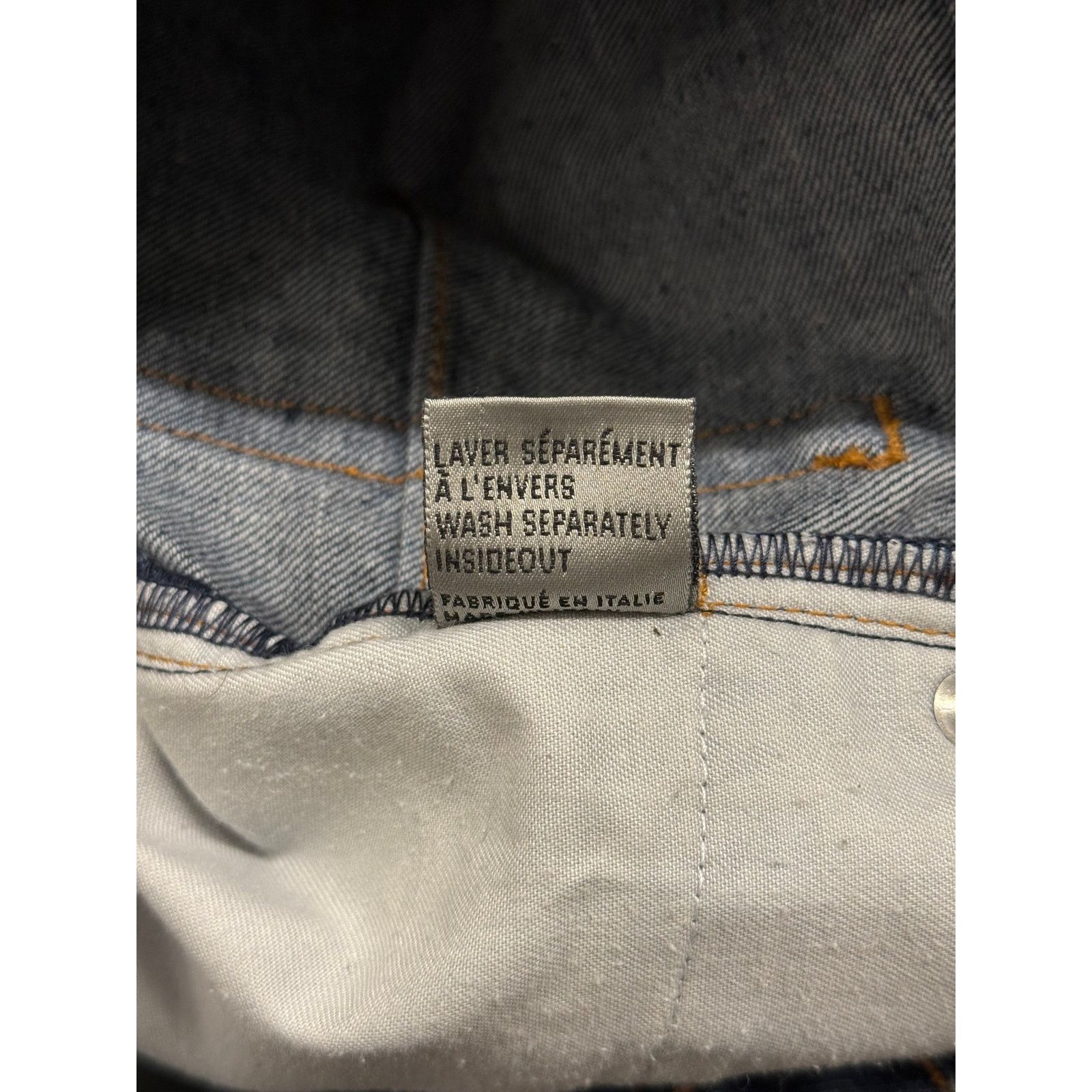 Dior 2000s Dior by Hedi Slimane raw jeans Size US 30 / EU 46 - 10 Thumbnail